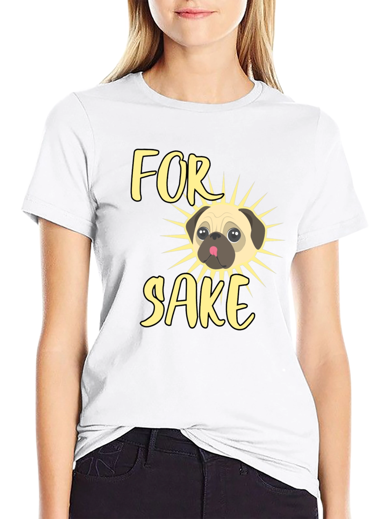 Black For Pug's Sake Men's Graphic Tee view 9