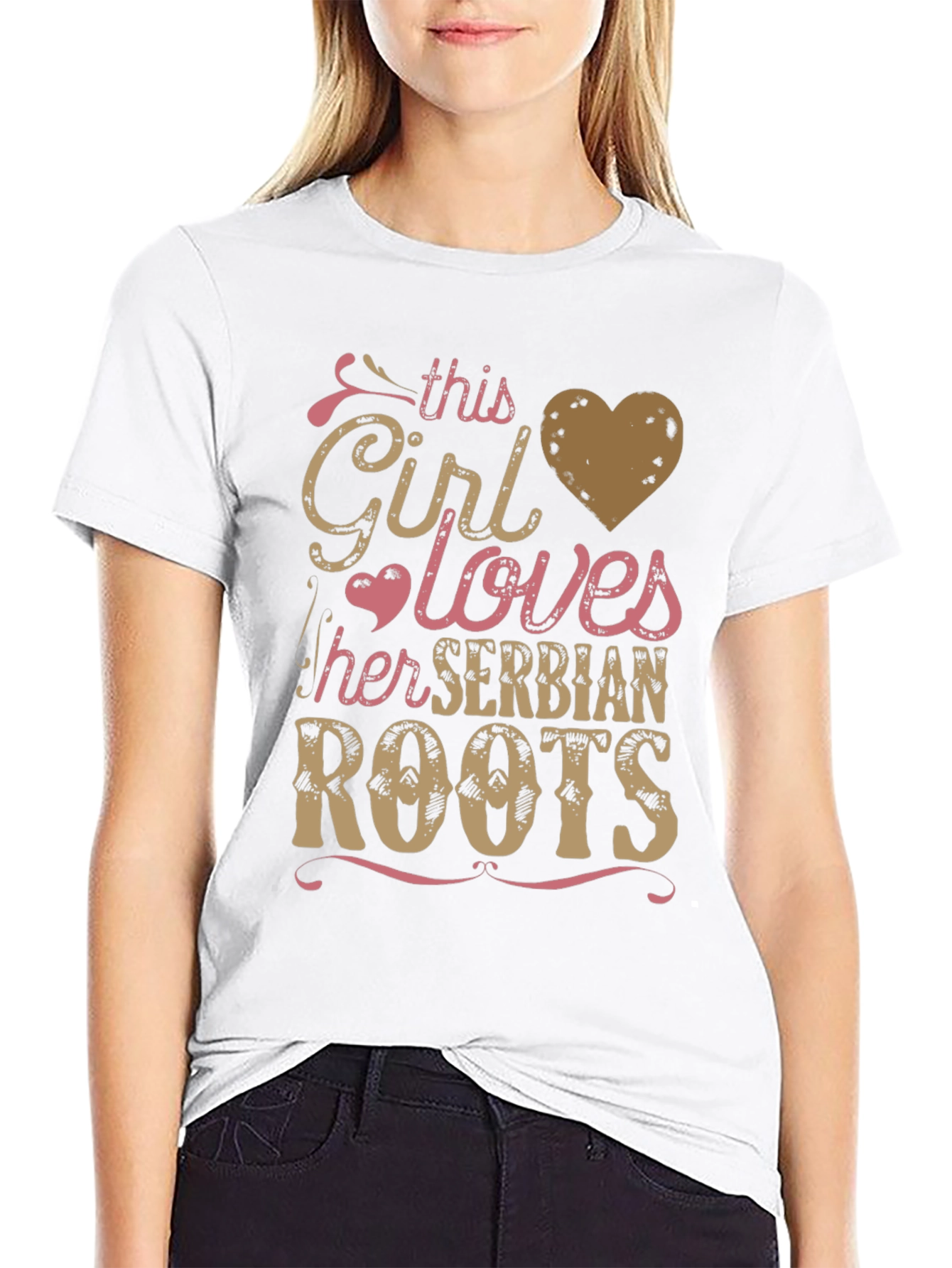 Serbian Roots Girl's T-Shirt - 9