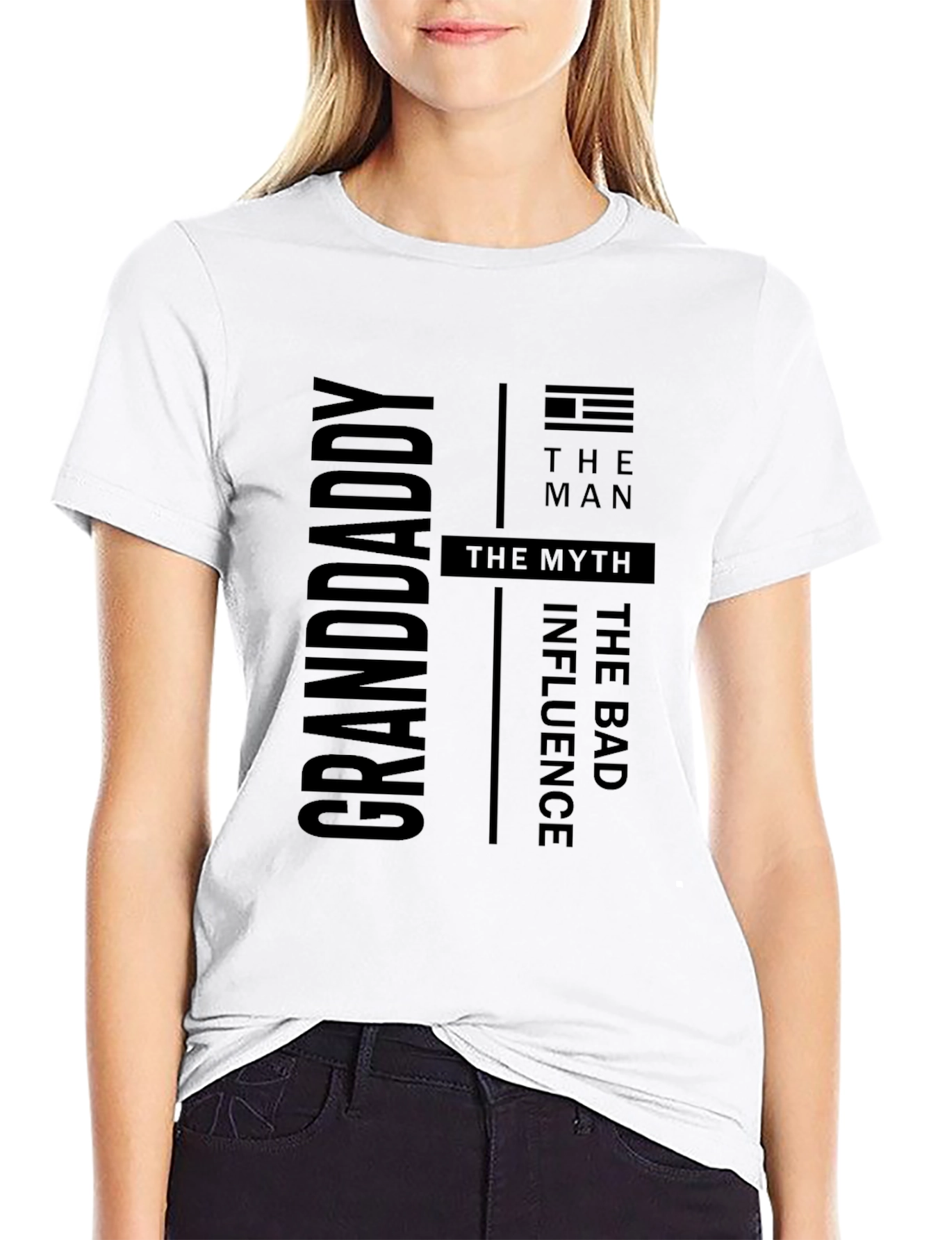 Black Grandaddy: The Man, The Myth, The Bad Influence T-Shirt view 9
