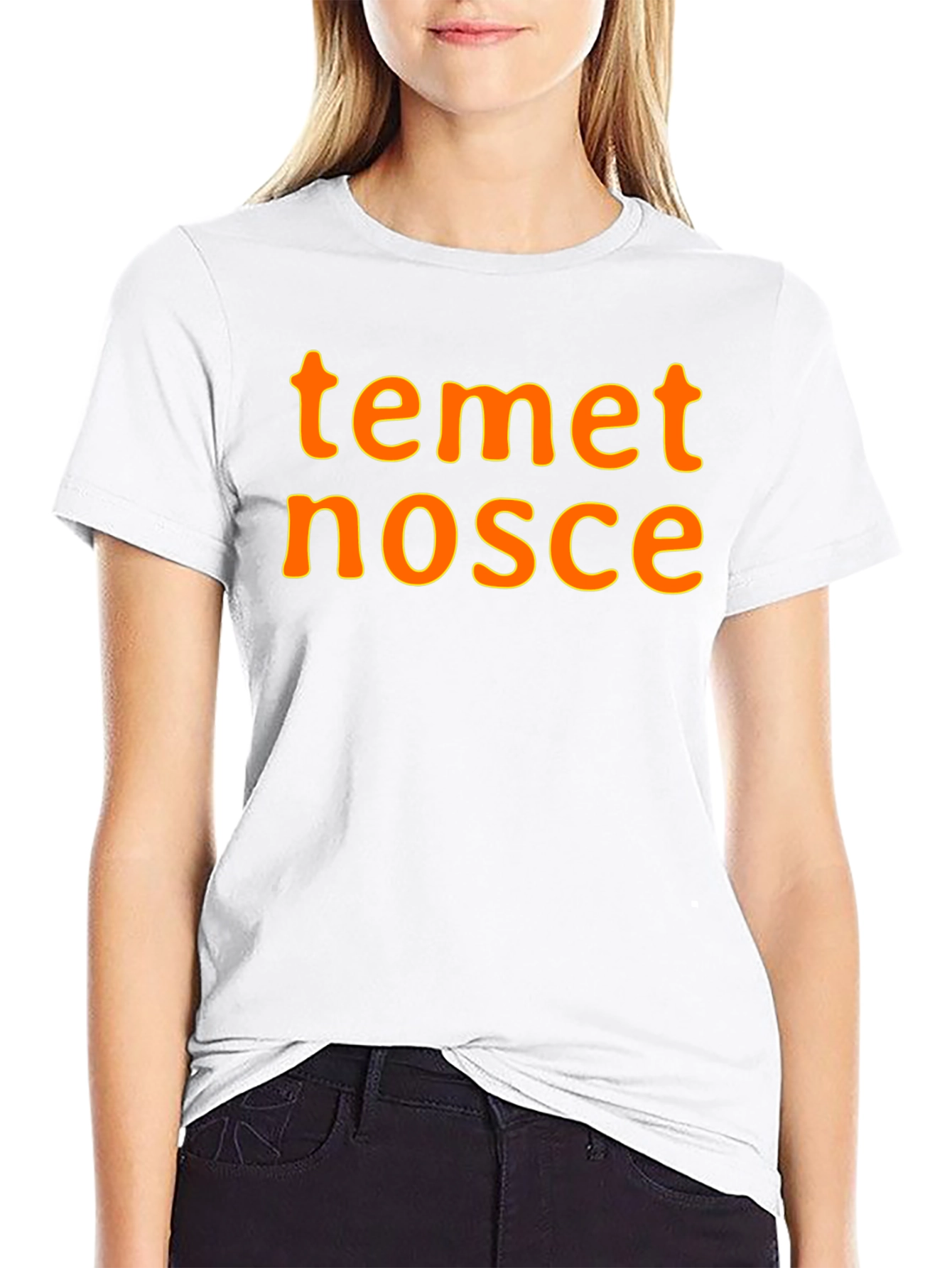 Black Temet Nosce Graphic Tee - Know Thyself T-Shirt view 9