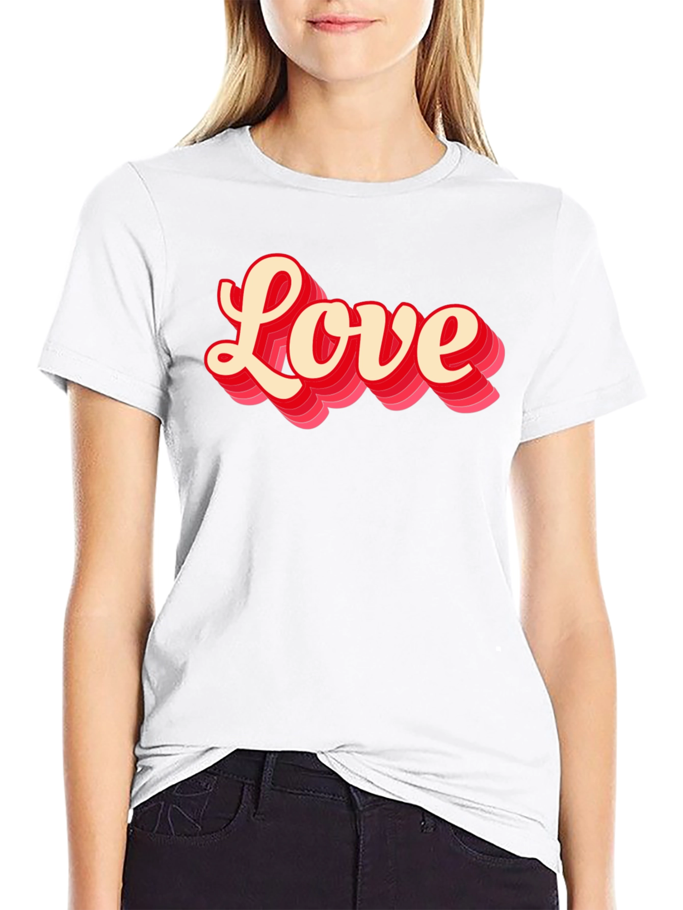 Black Love Graphic T-Shirt - Retro Style view 9