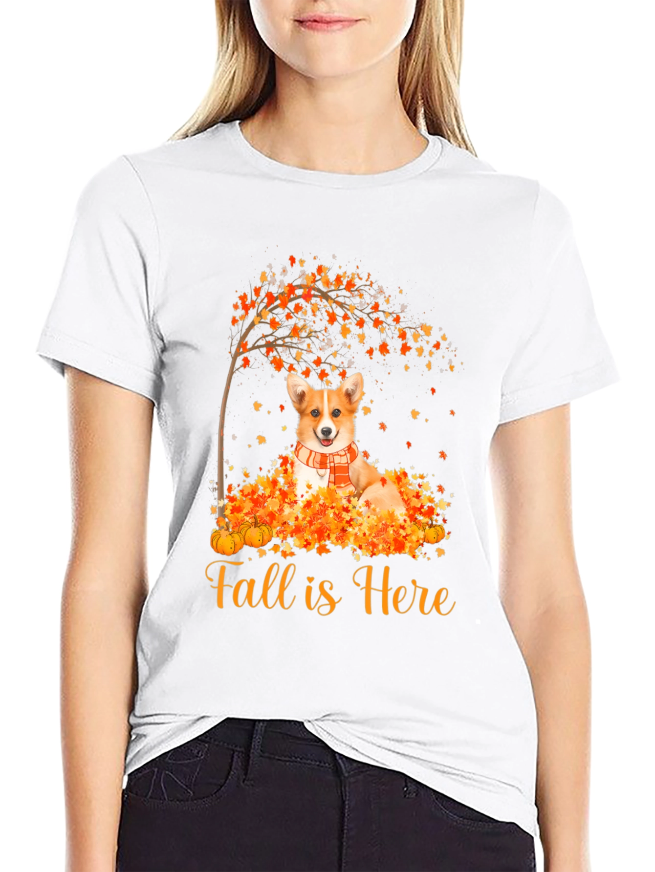 Fall Corgi Graphic Tee - 9