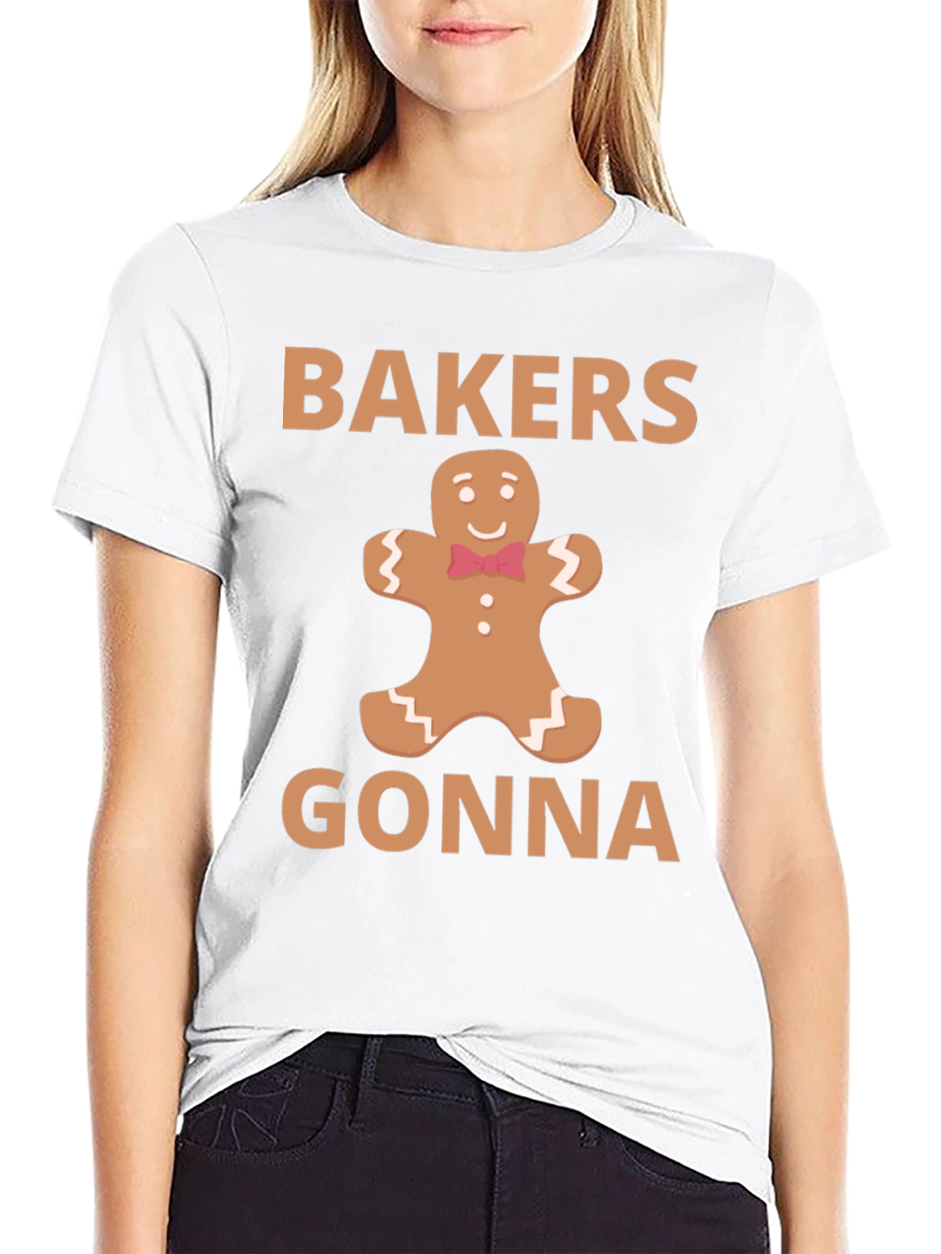 Black Bakers Gonna Bake Gingerbread T-Shirt view 9
