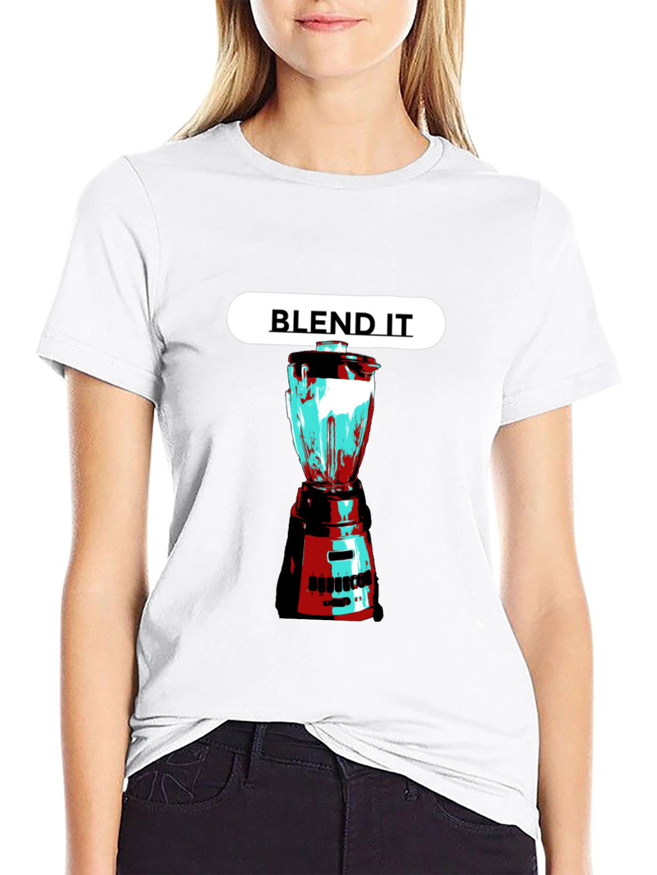 Black Blend It Graphic T-Shirt view 9