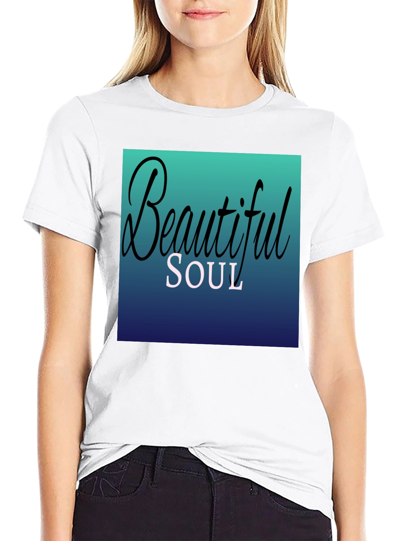 Black Beautiful Soul Graphic T-Shirt view 9