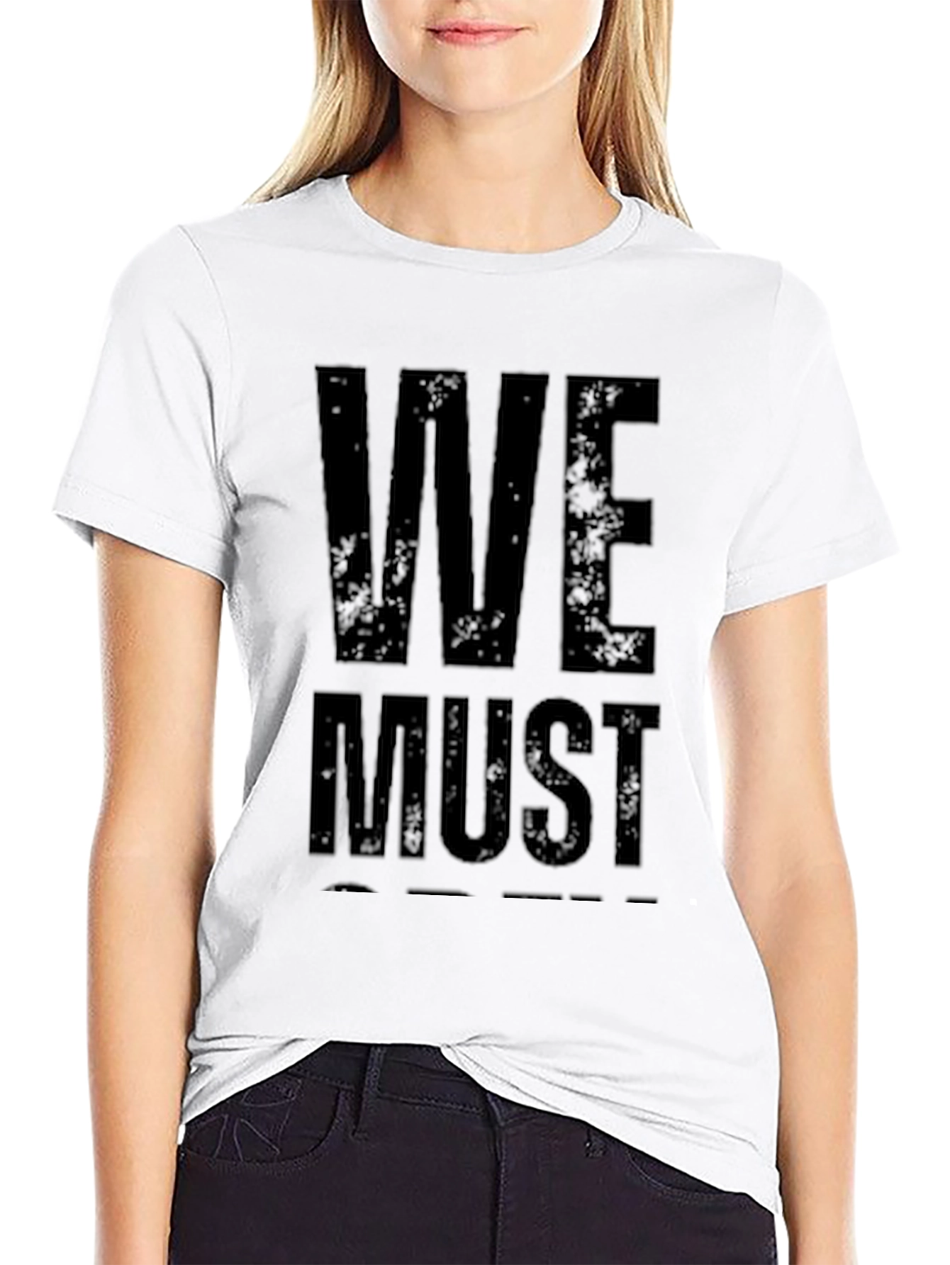 Black We Must Protect T-Shirt - Black Graphic Tee view 9