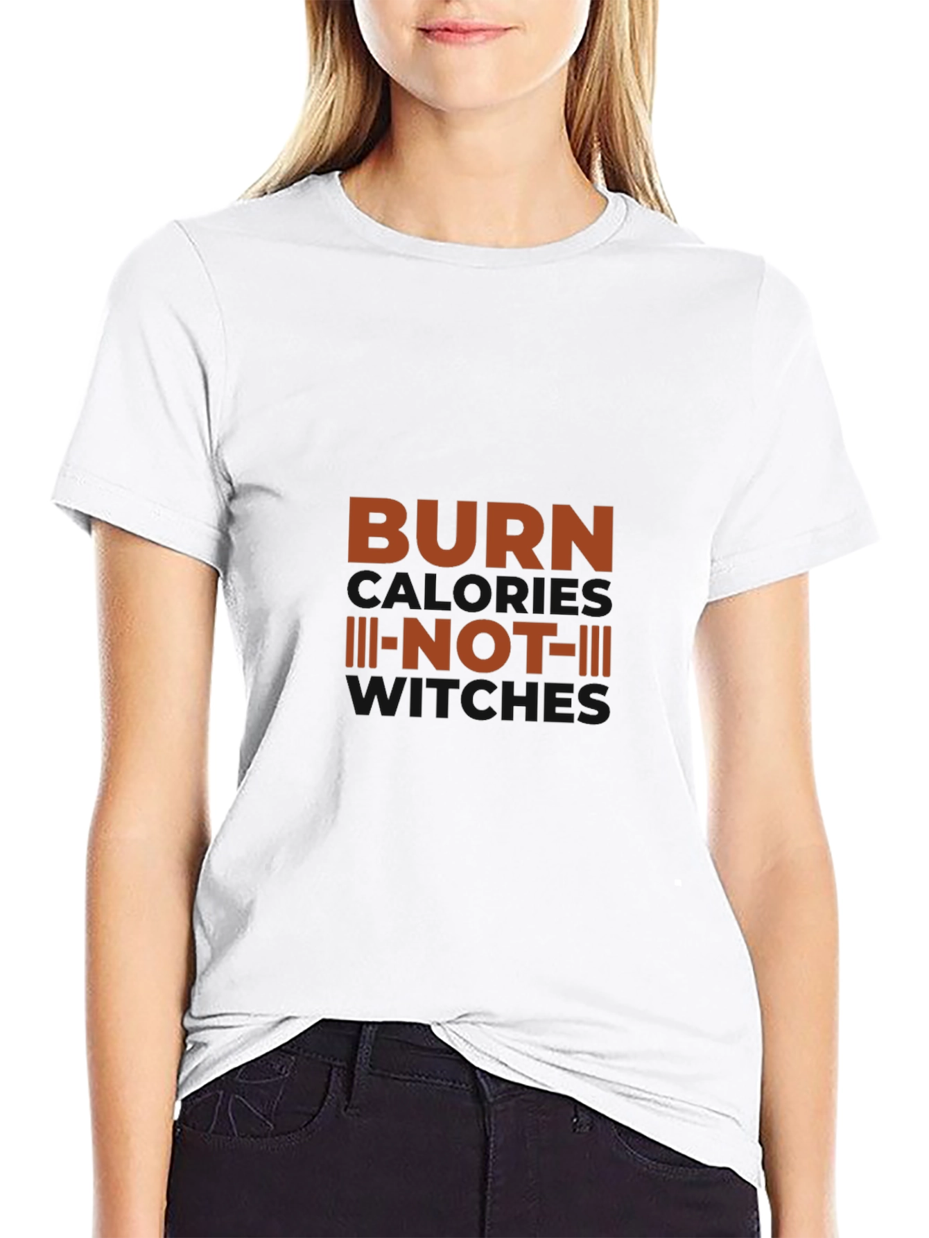 Black Burn Not Black Cotton T-Shirt - Motivational Design view 9
