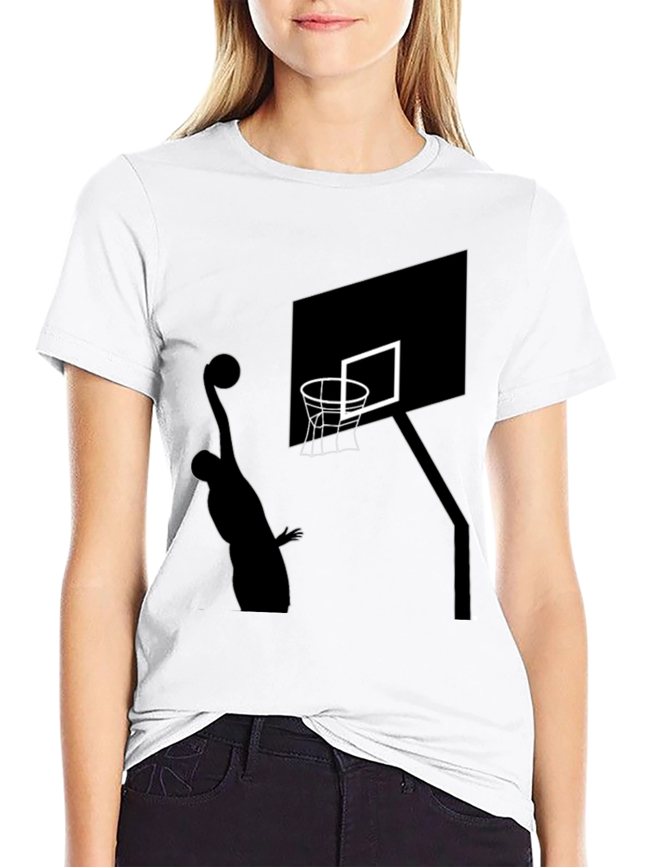 Black Basketball Graphic T-Shirt view 9