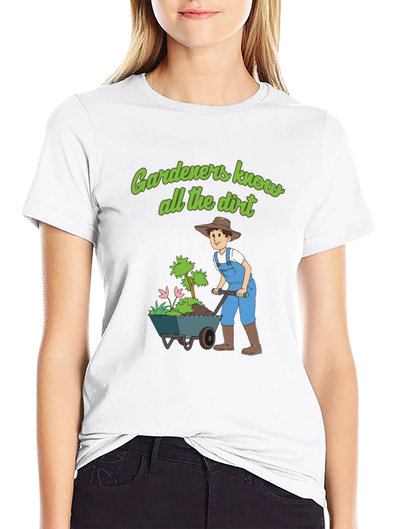 Black Gardeners Know All The Dirt T-Shirt view 9