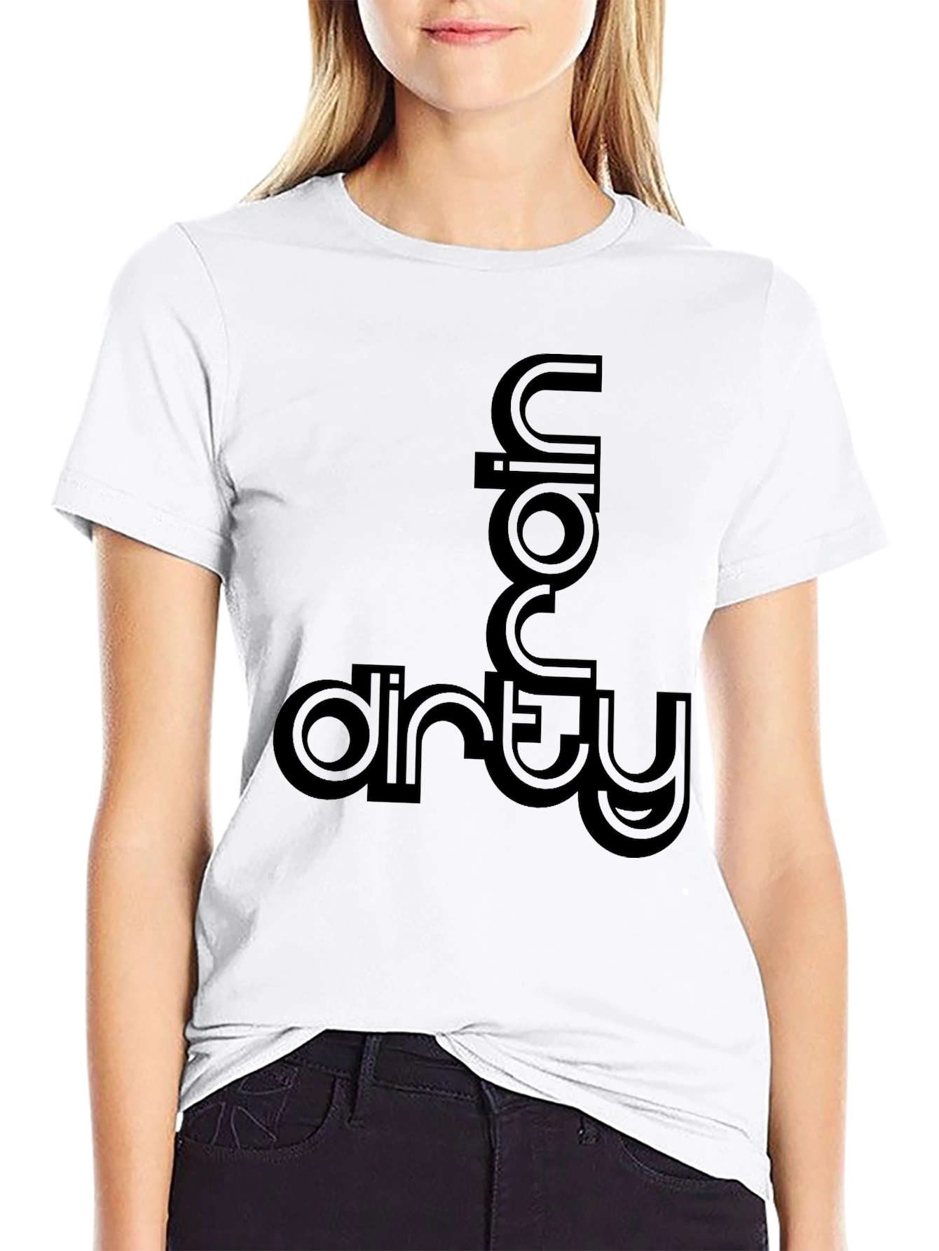 Black Urban Dirty T-Shirt - Stylish Graphic Tee view 9