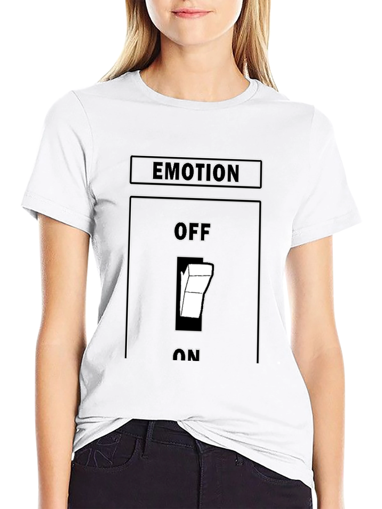 Black Emotion Switch T-Shirt - Funny Graphic Tee view 9