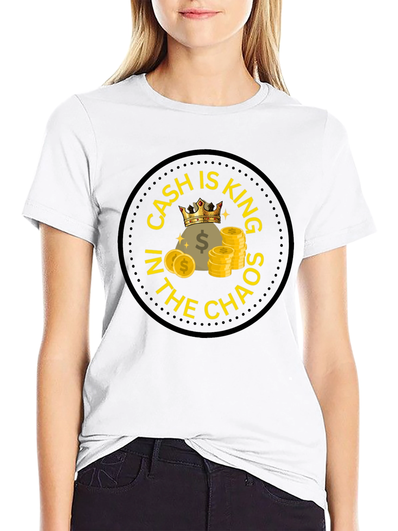 Black Cash is King T-Shirt view 9