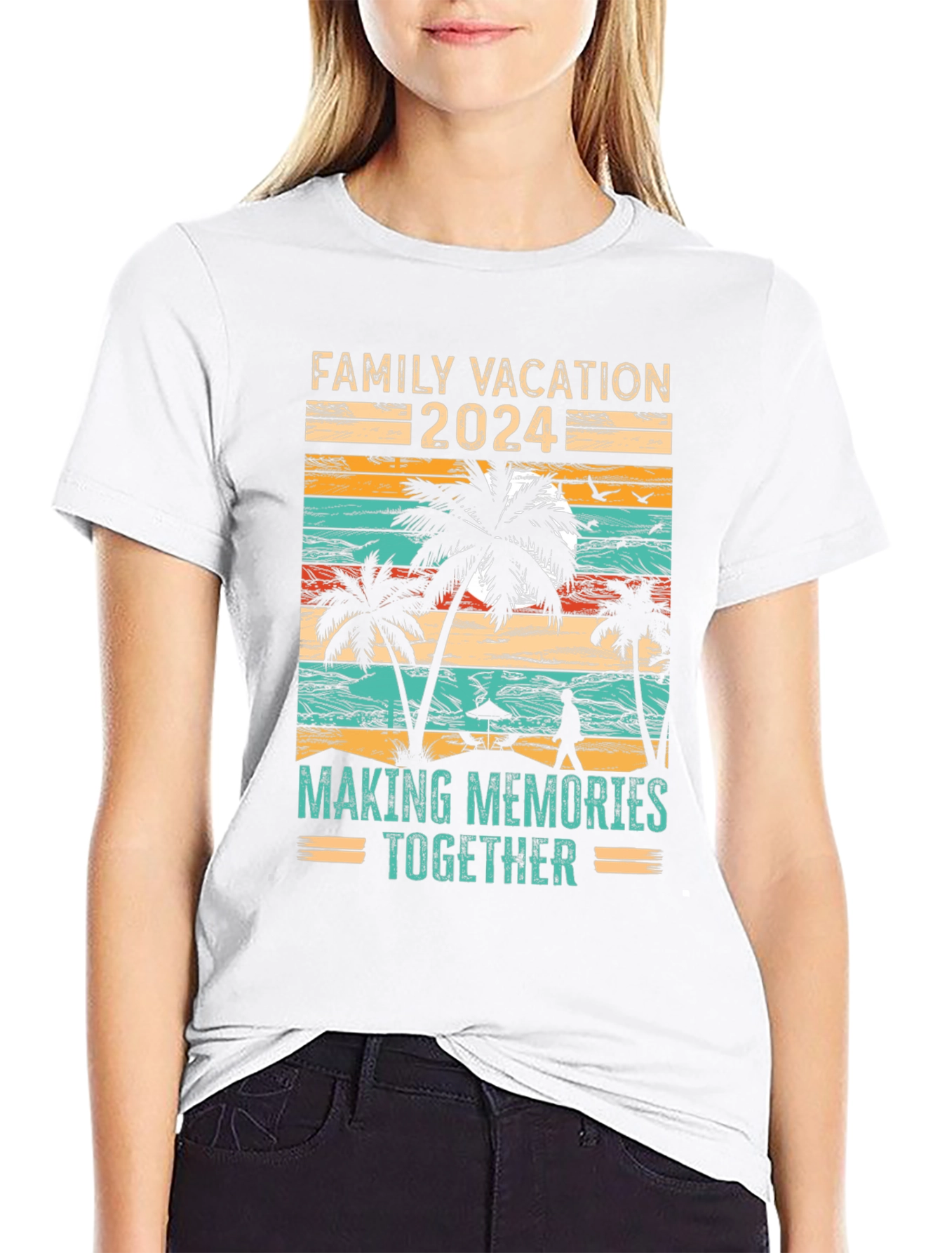 Black Family Vacation 2024 T-Shirt - Making Memories Together view 9