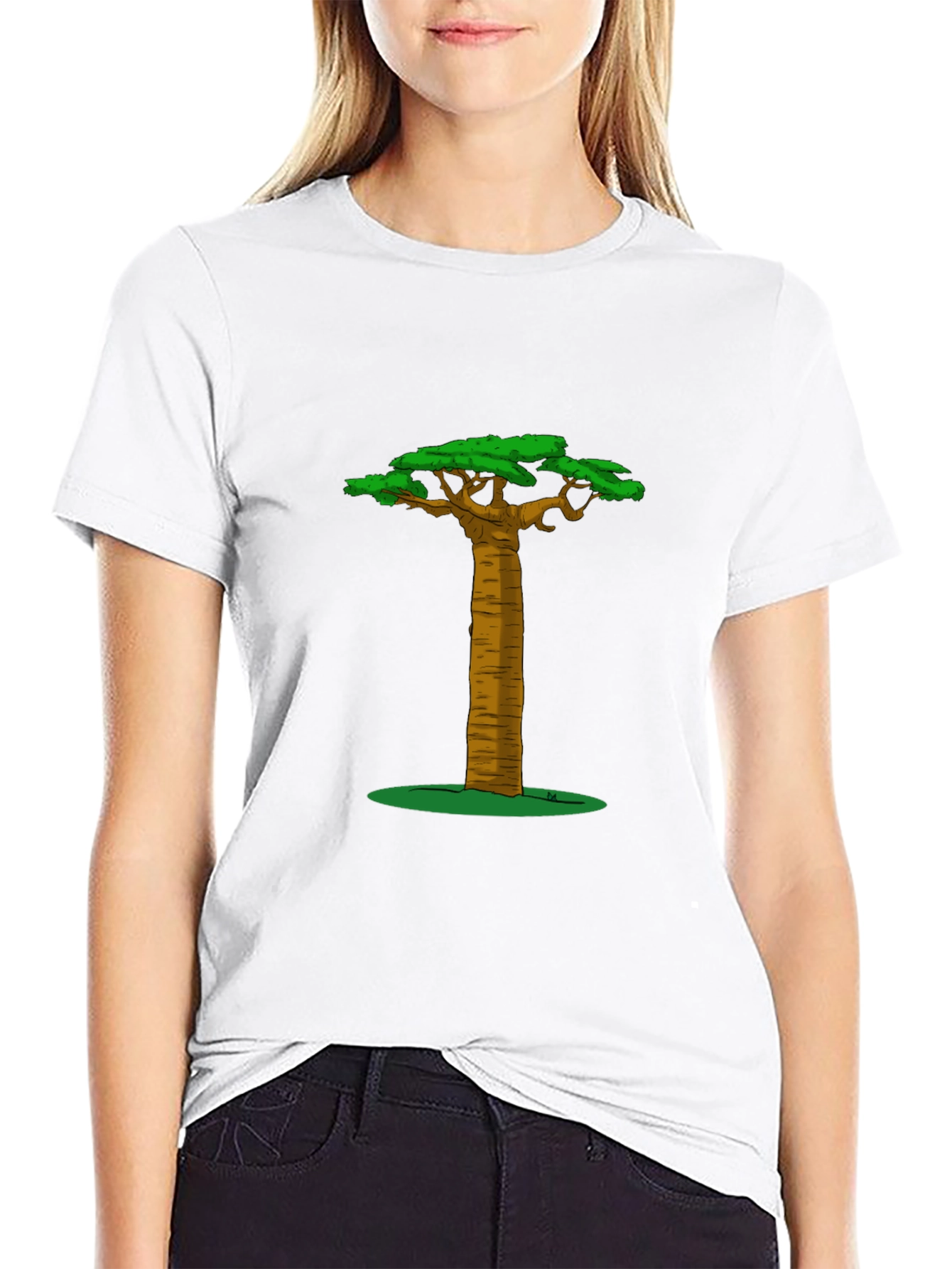 Black Baobab Tree Graphic Tee - Unique Style view 9