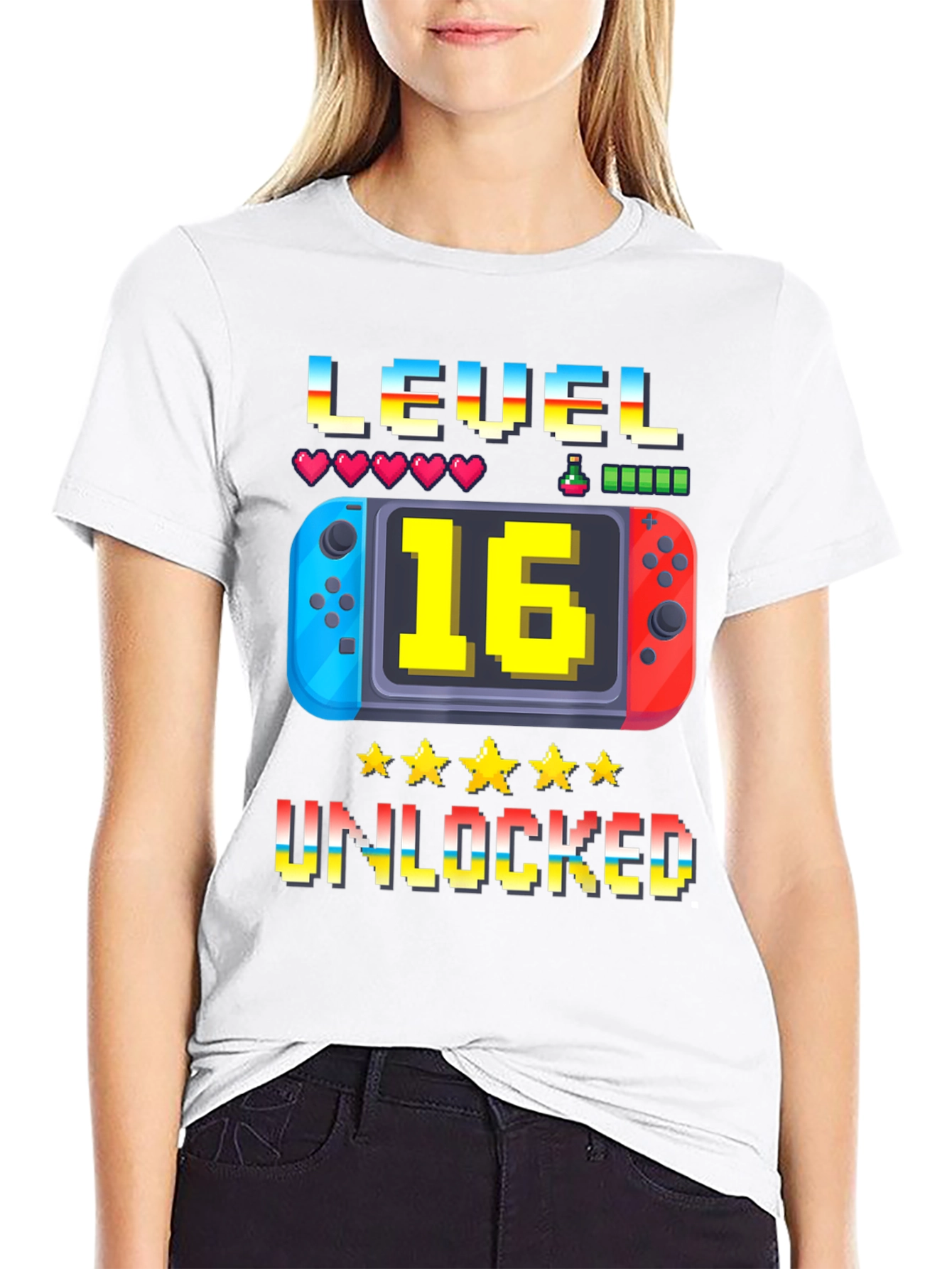 Black Level 16 Unlocked Graphic Tee view 9