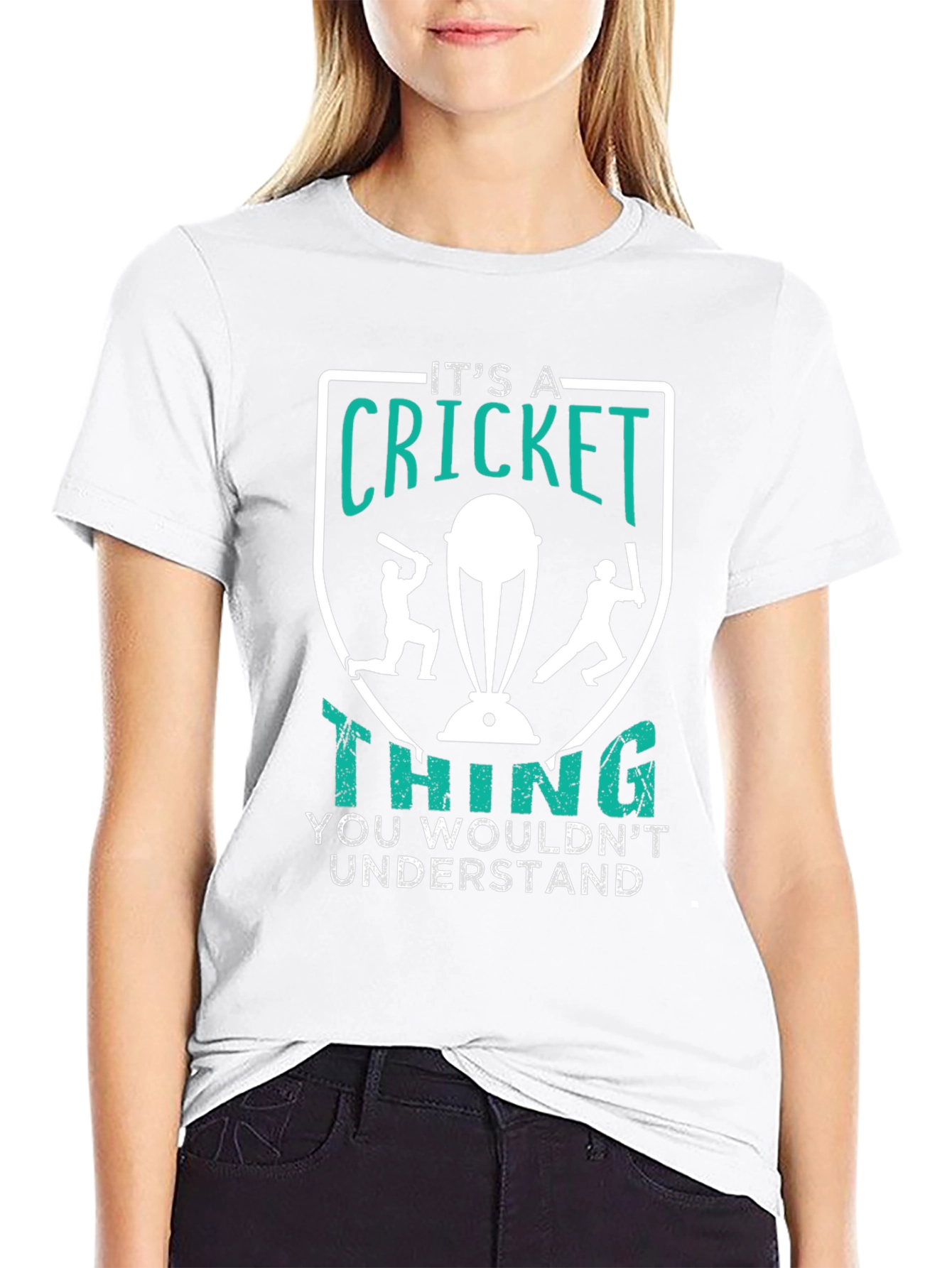 Black Cricket Thing Graphic T-Shirt view 9