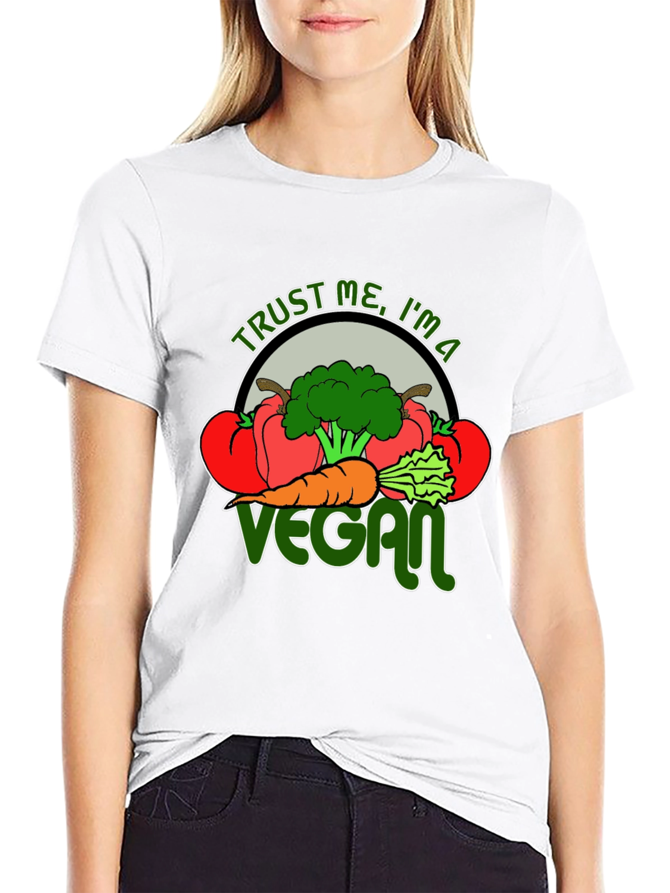 Trust Me I'm A Vegan Graphic T-Shirt - 9