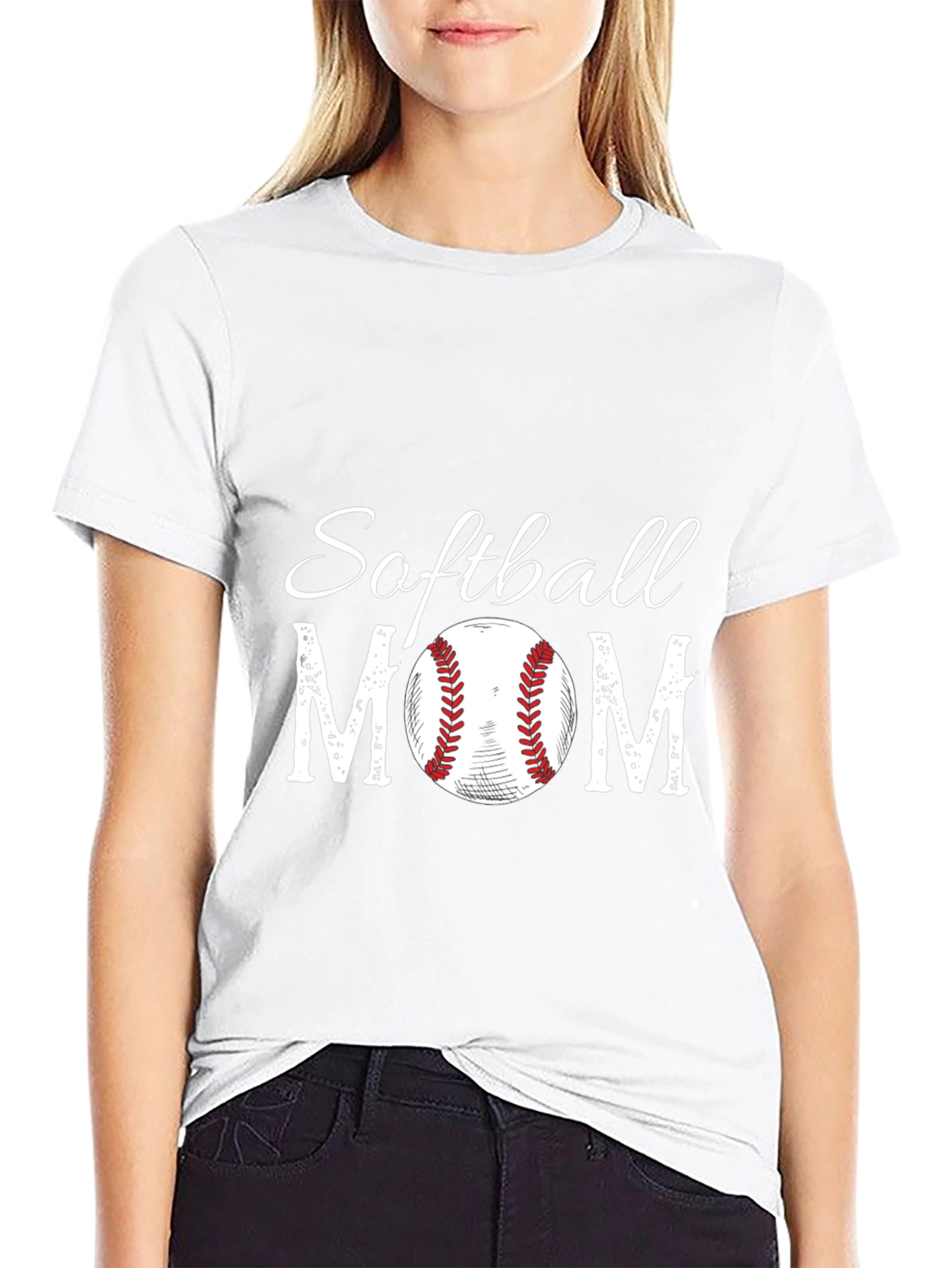 Softball Mom Graphic T-Shirt - 9