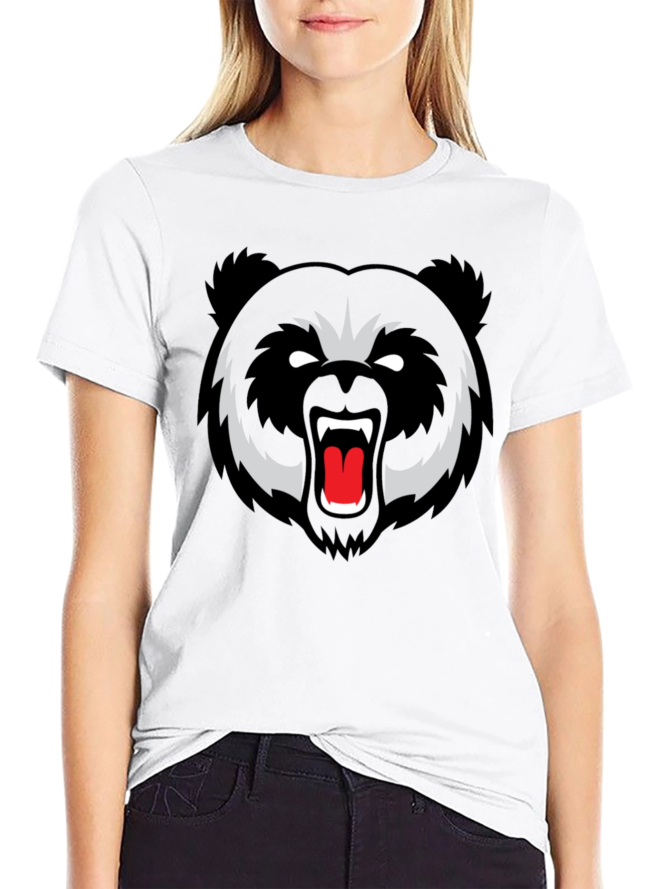 Black Black Bear Graphic Tee - Fierce Style view 9