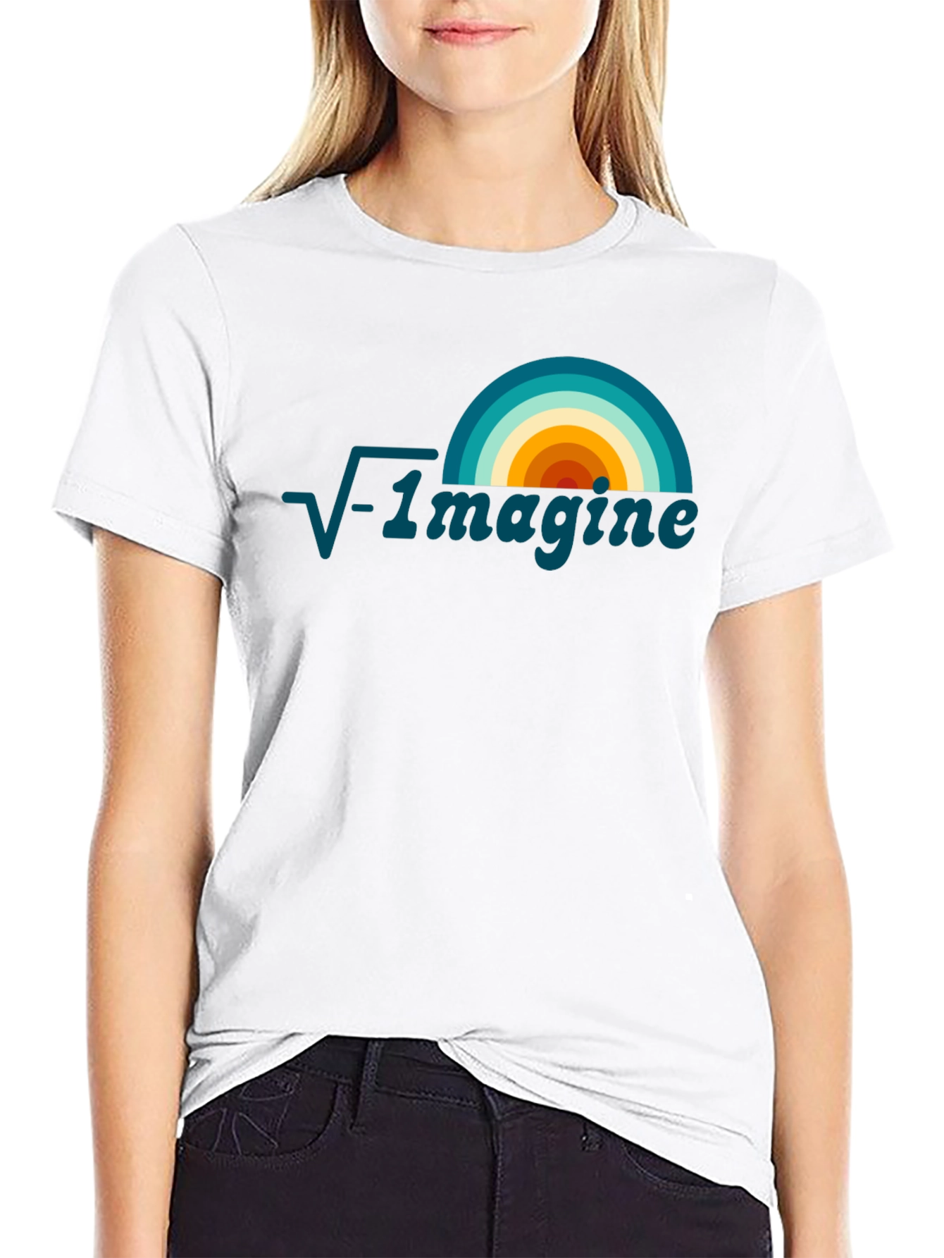 Black Imagine Math T-Shirt: Unique Graphic Tee for Thinkers view 9