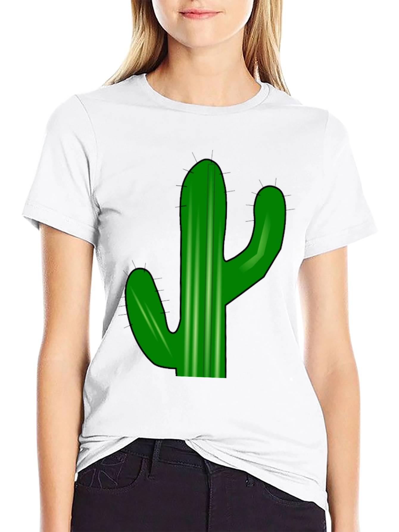 Black Cactus Graphic Tee - Desert Vibes view 9