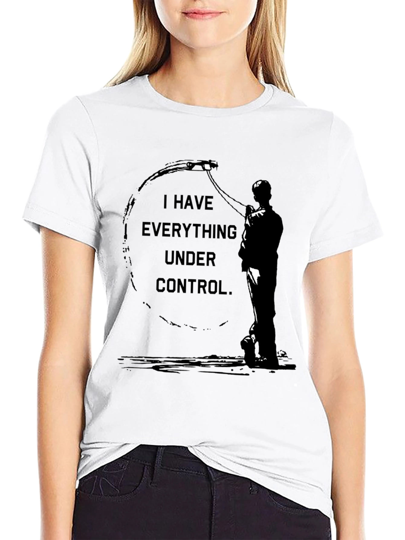 Black Control Graphic T-Shirt view 9