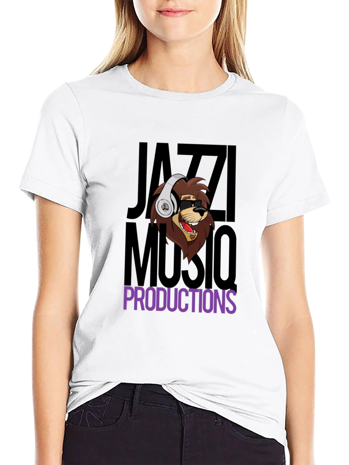Black Jazz Music Productions Black T-Shirt view 9