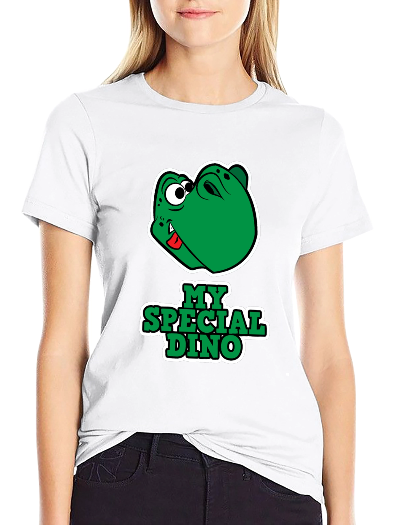 Black My Special Dino T-Shirt view 9