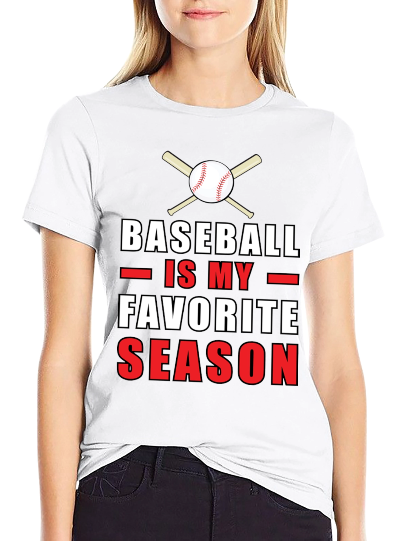 Black Baseball is My Favorite Season Graphic T-Shirt view 9