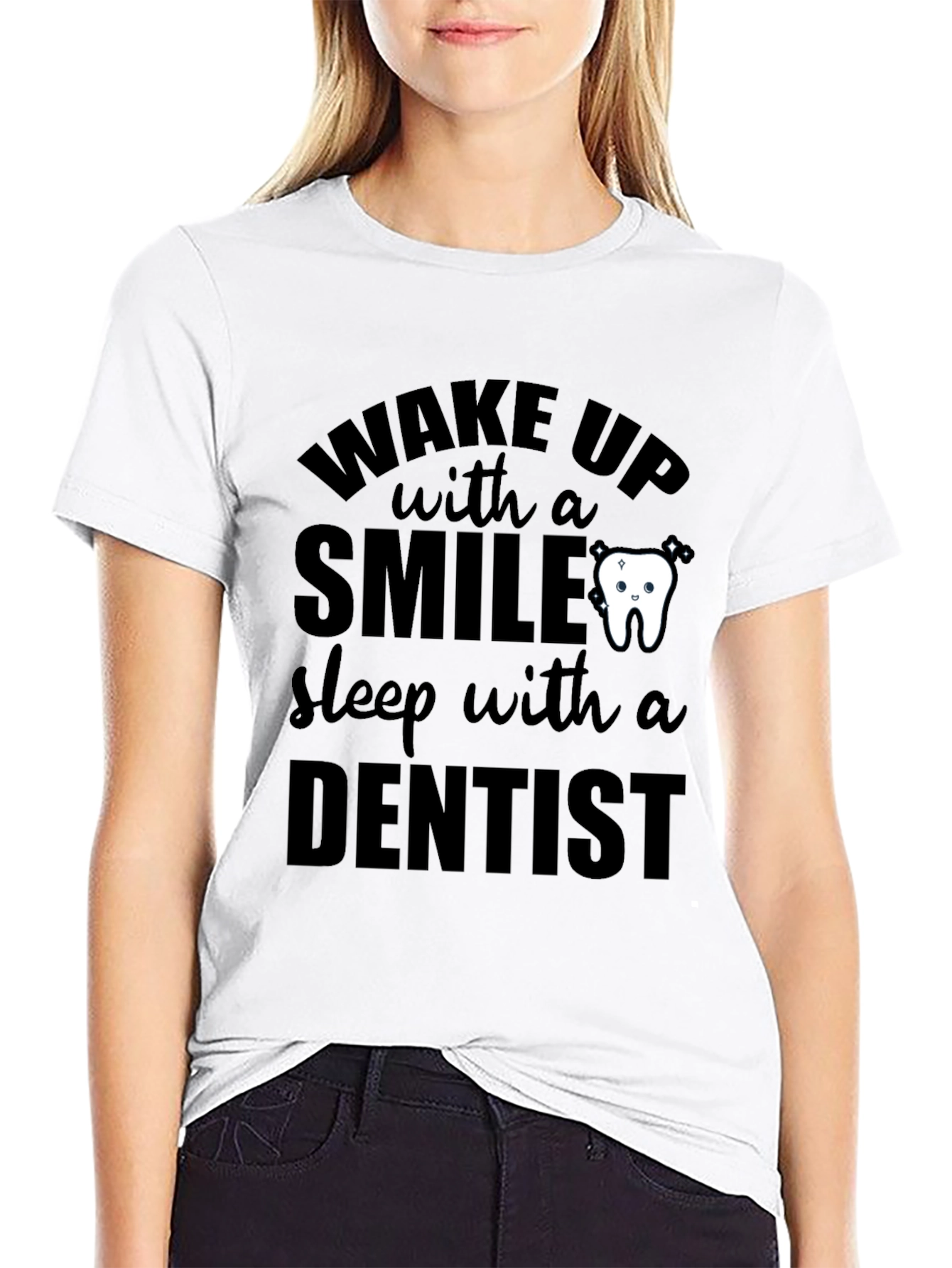 Black Dentist T-Shirt: Wake Up With a Smile, Sleep With a Dentist view 9
