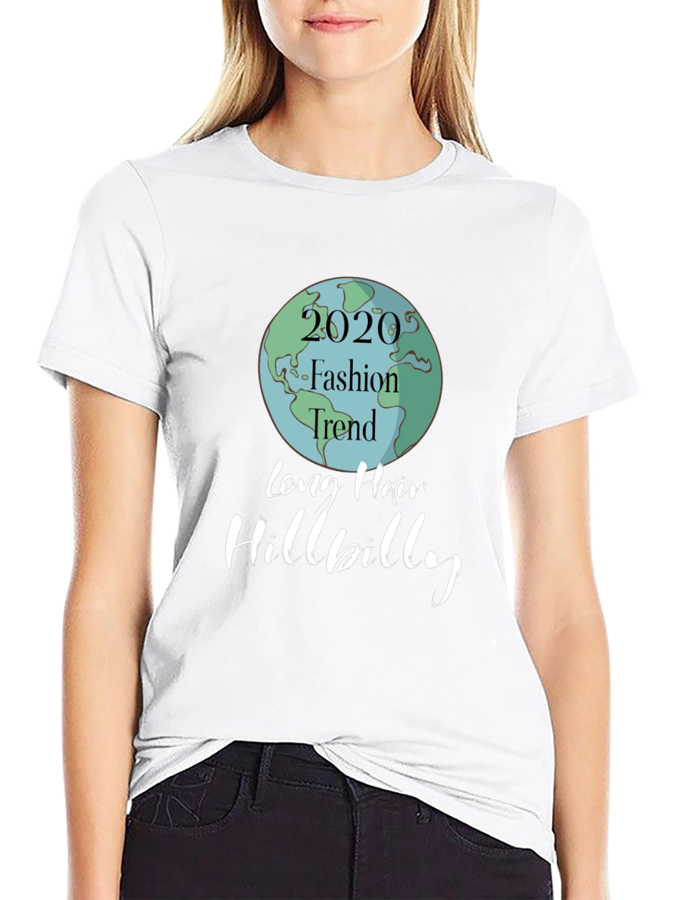 Black 2020 Fashion Trend Hillbilly Graphic Tee view 9