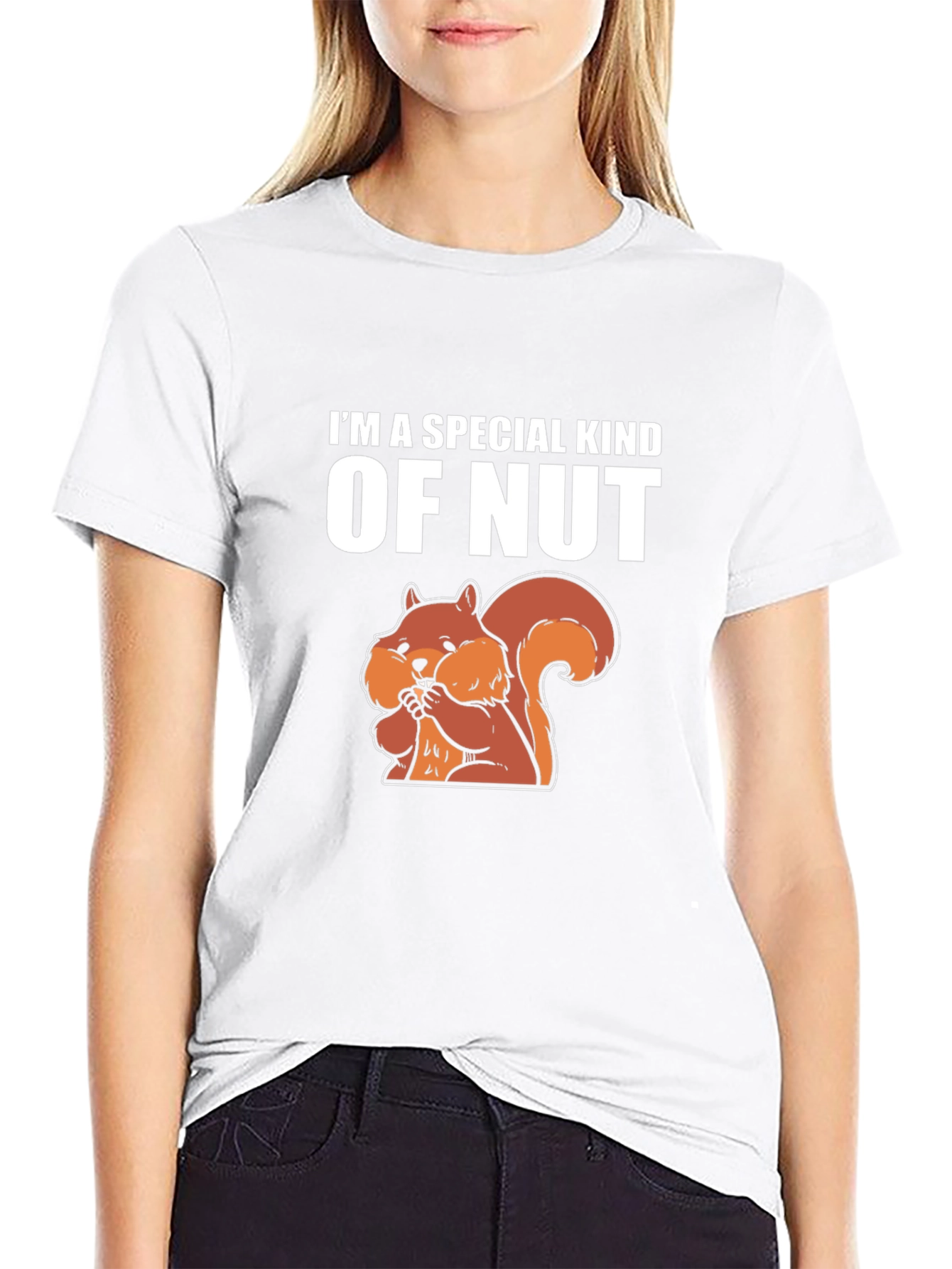 Black I'm a Special Kind of Nut T-Shirt view 9