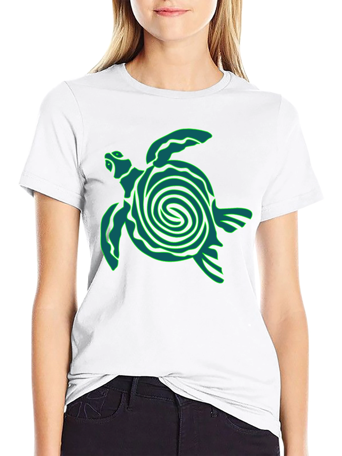 Black Turtle Graphic Tee - Black T-Shirt view 9