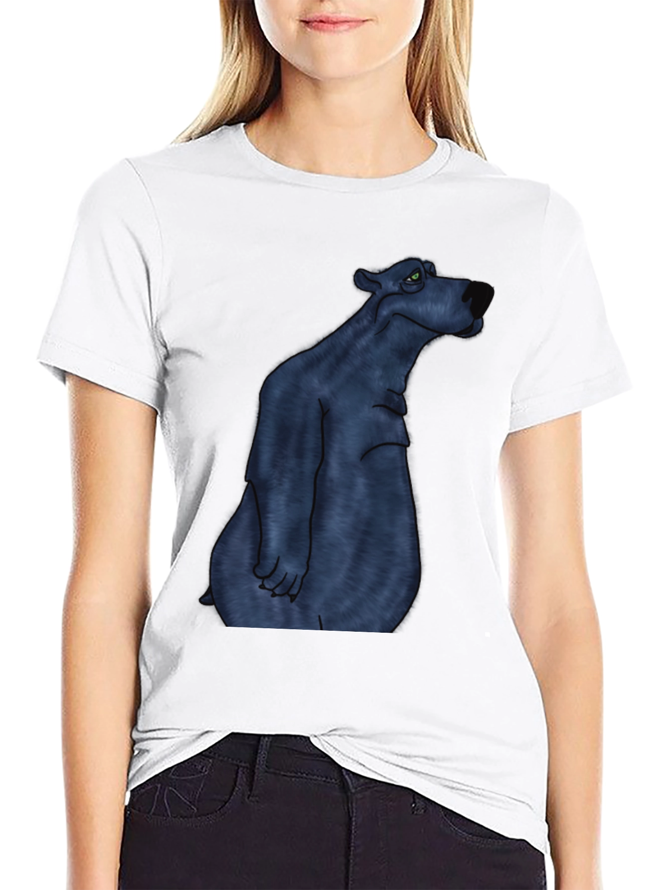 Black Black Bear Graphic Tee view 9