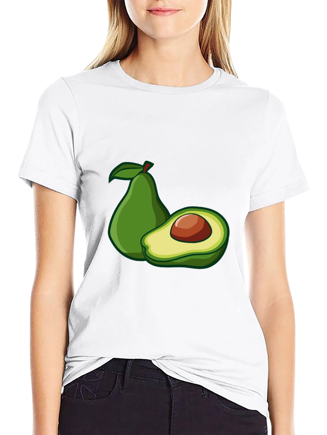 Black Avocado Graphic Tee - Modern Style view 9