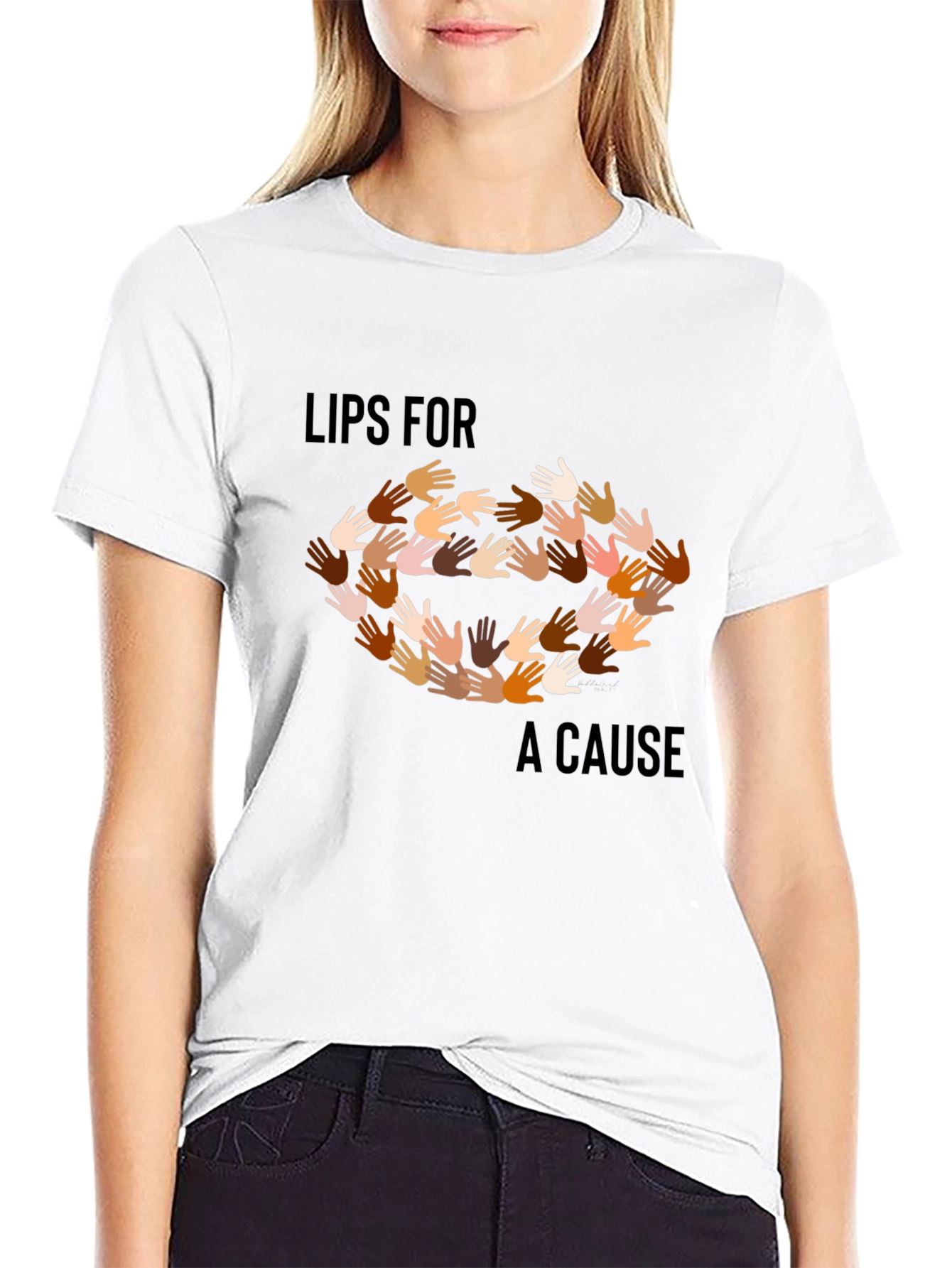 Black Lips For A Cause T-Shirt view 9