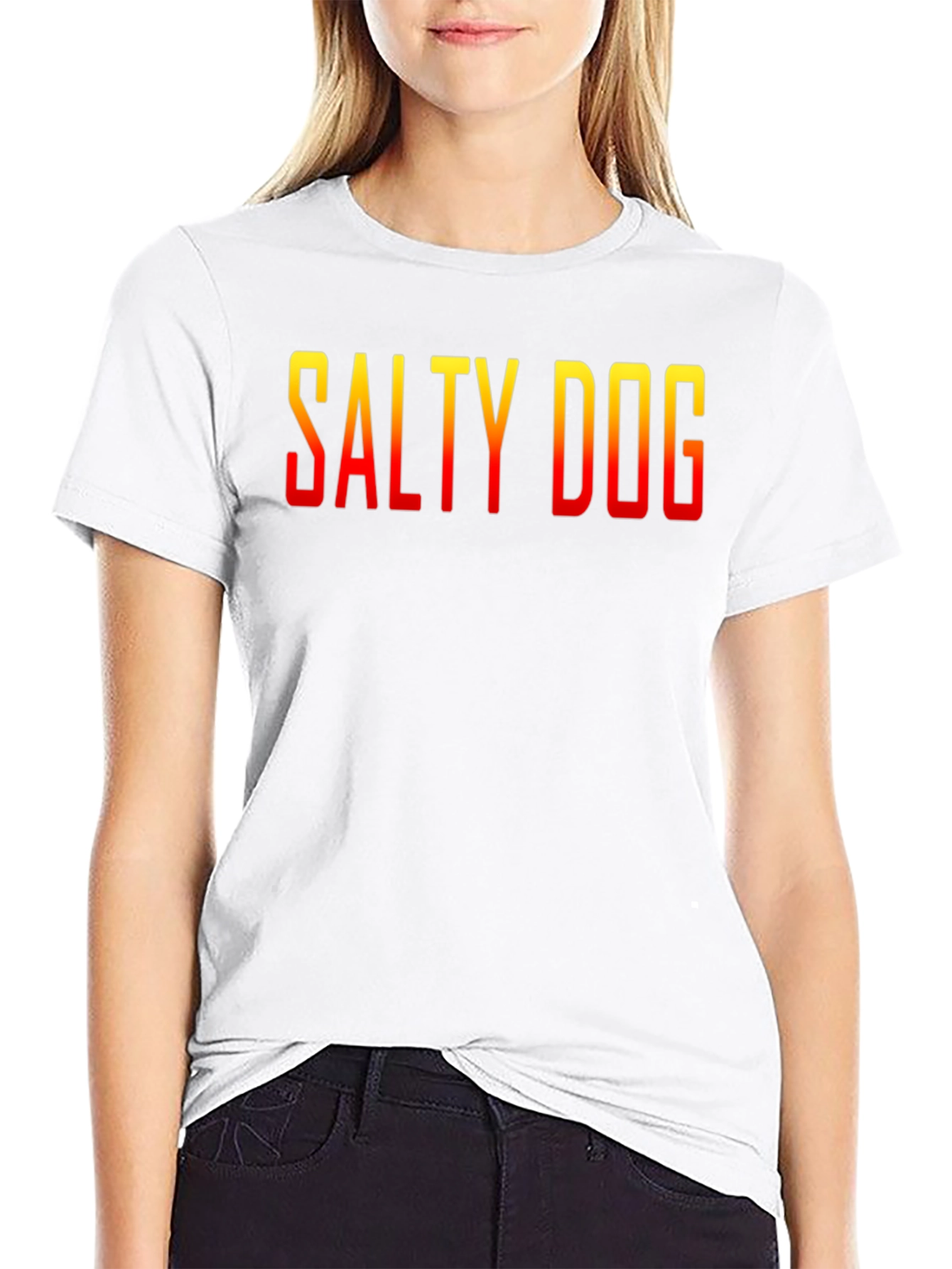 Black Salty Dog Graphic Tee - Premium Cotton view 9