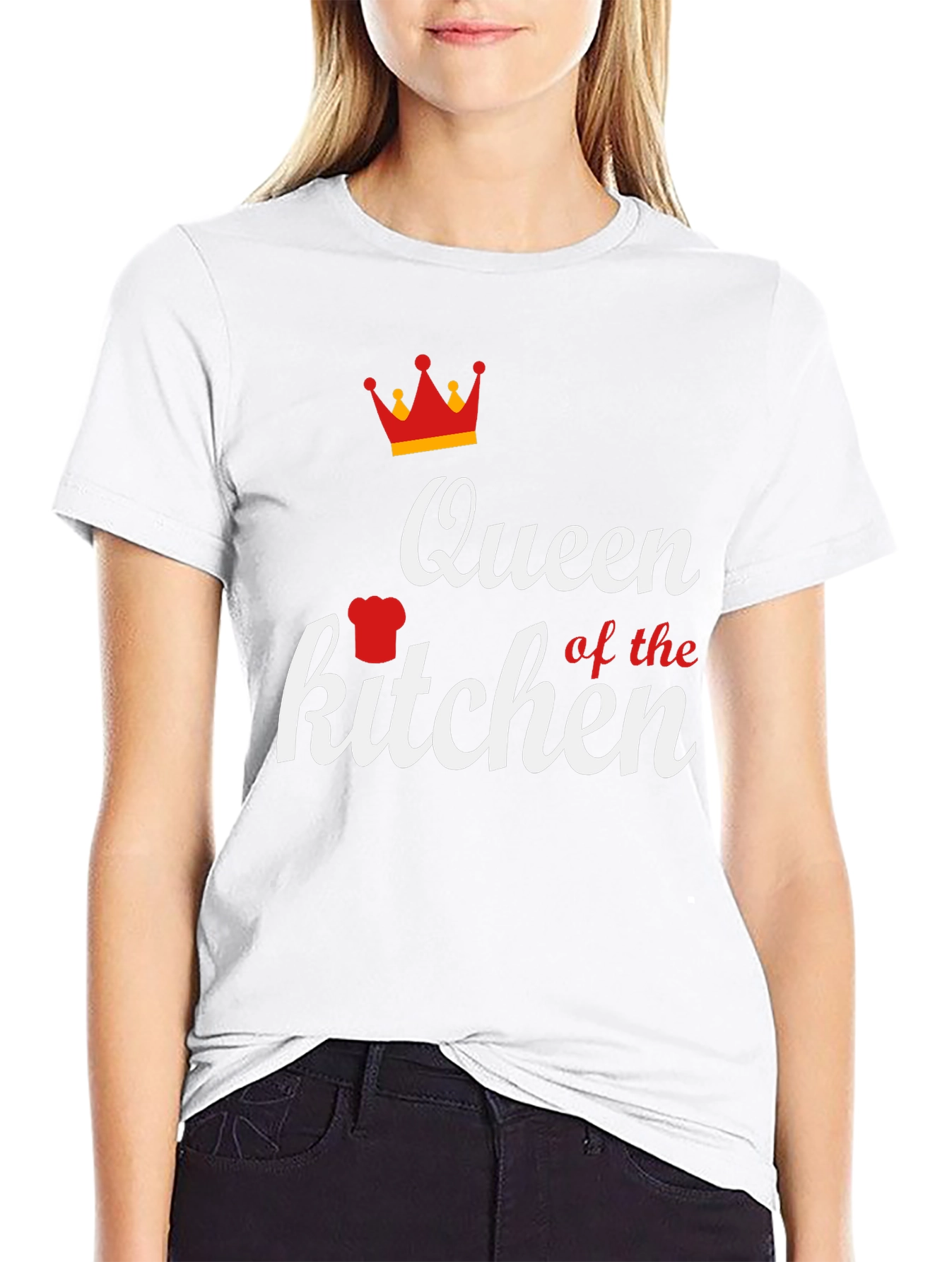 Black Queen of the Kitchen T-Shirt view 9