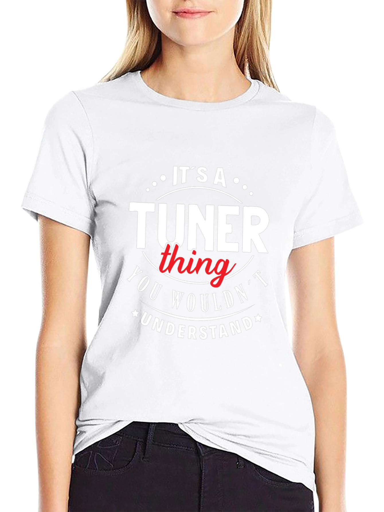 Black It's a Tuner Thing T-Shirt view 9