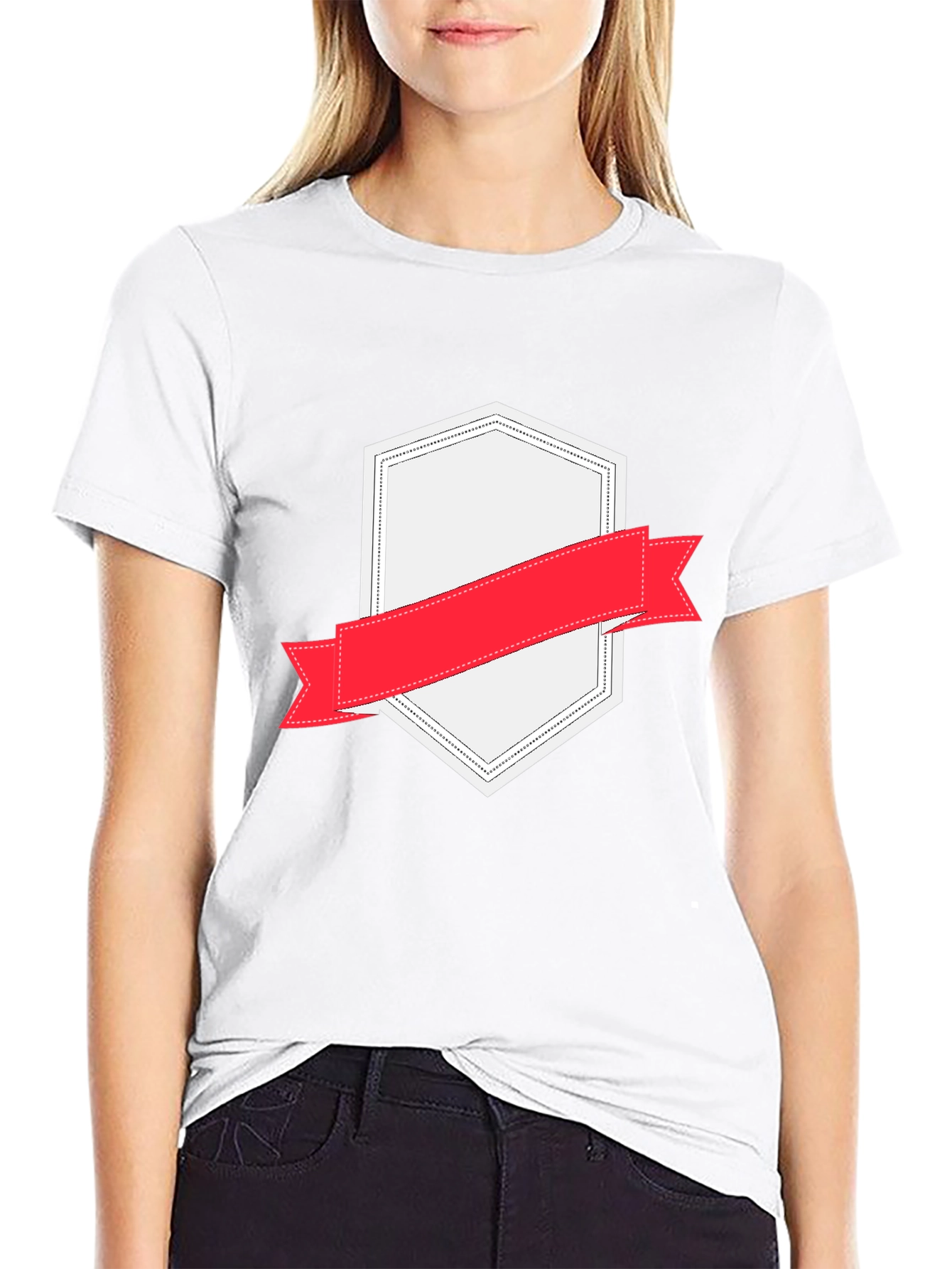 Black Black T-Shirt with Graphic Print view 9