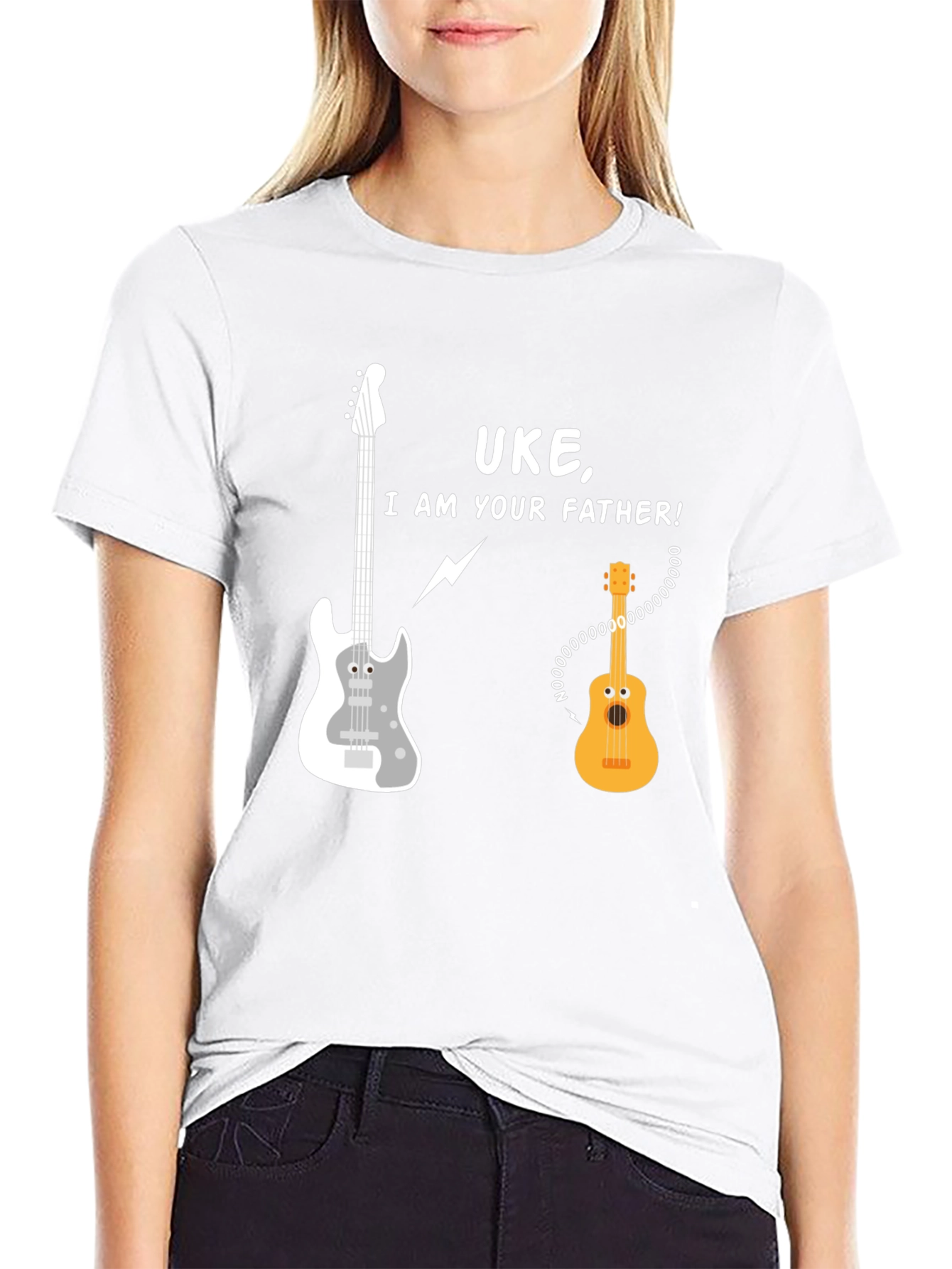 Black Uke I Am Your Father T-Shirt view 9
