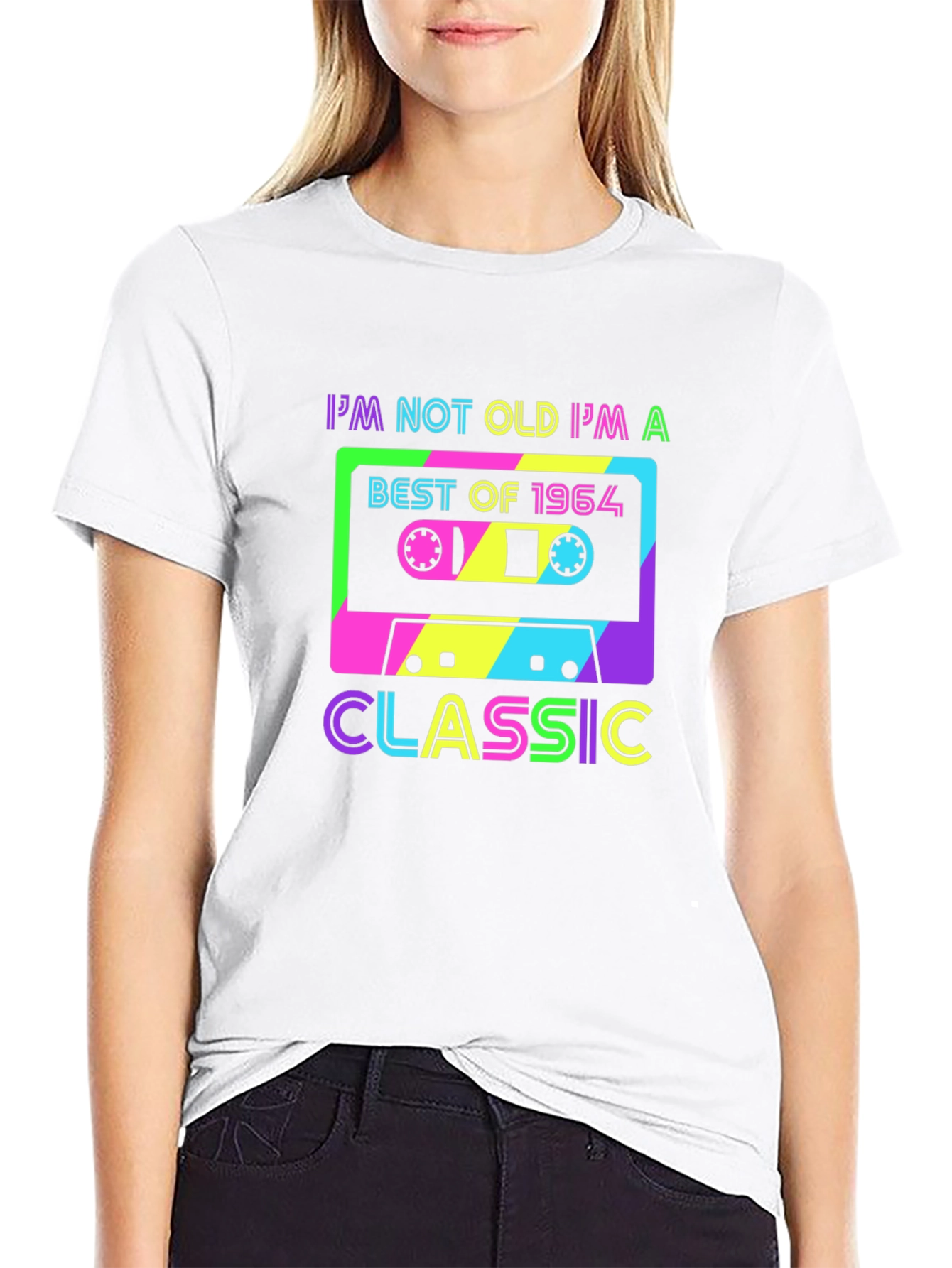 Black I'm Not Old I'm A Classic 1964 Retro T-Shirt view 9