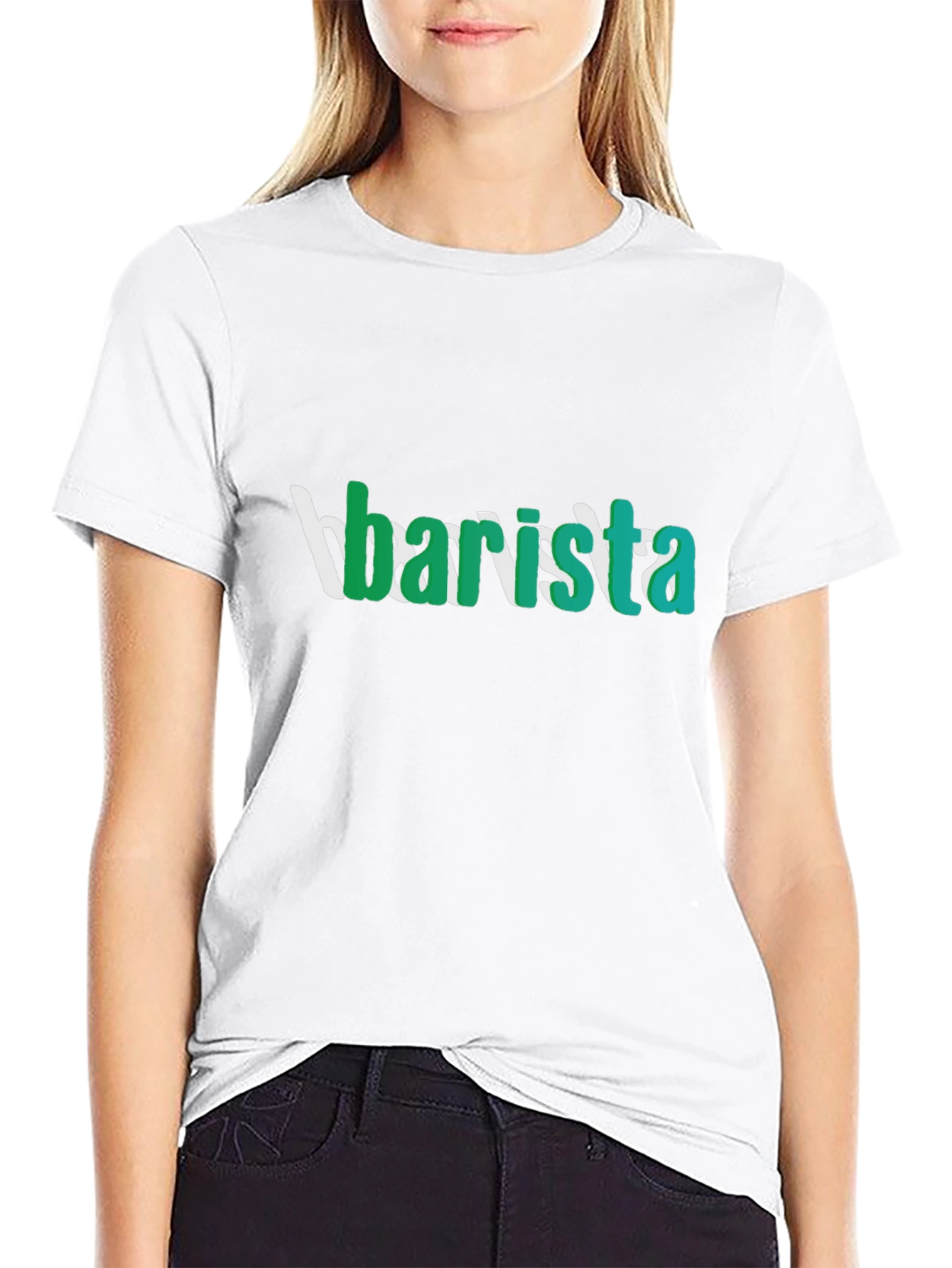 Black Barista Graphic Tee - Stylish Coffee Lover T-Shirt view 9