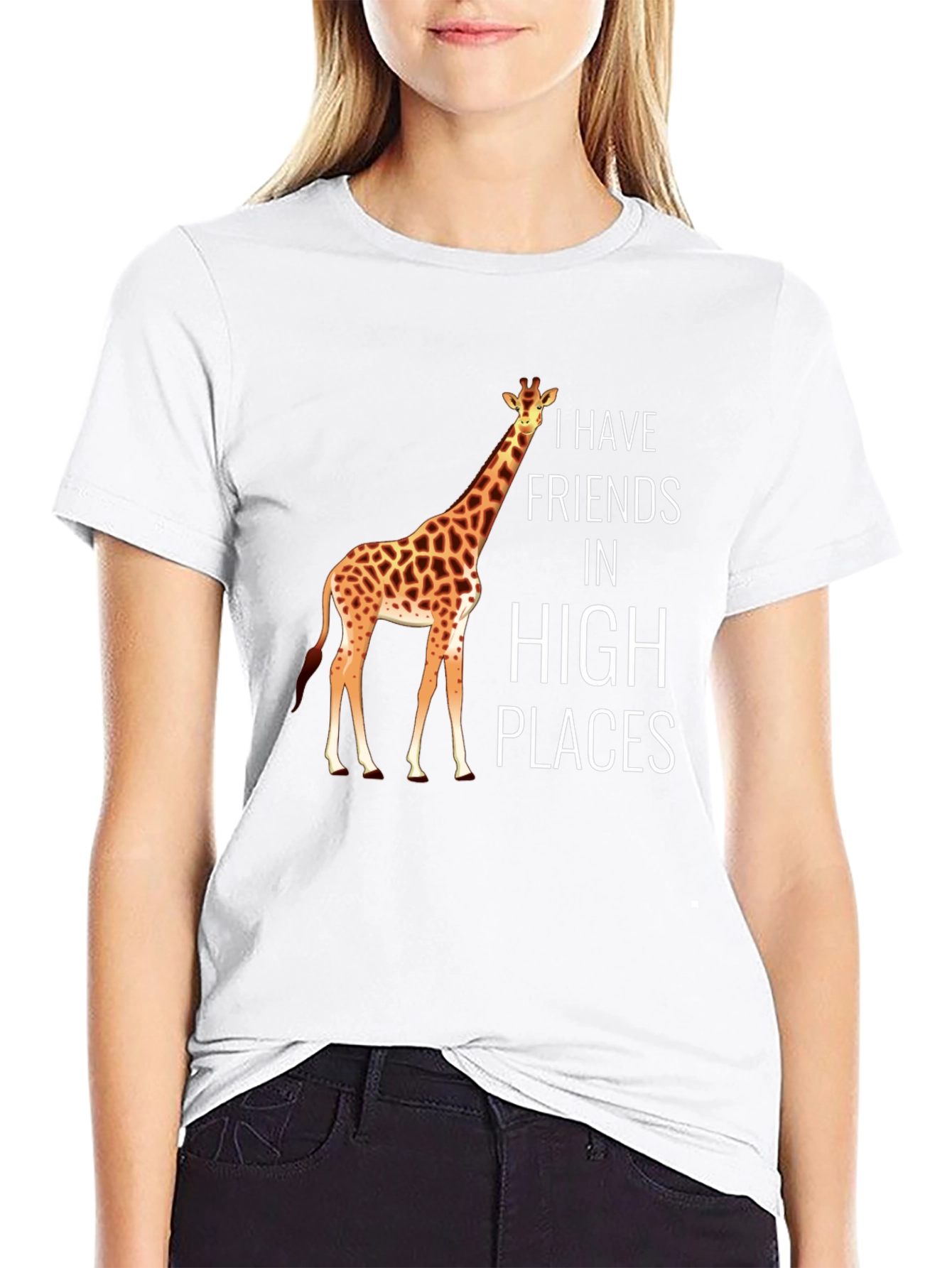 Black Giraffe 'High Places' Graphic T-Shirt view 9