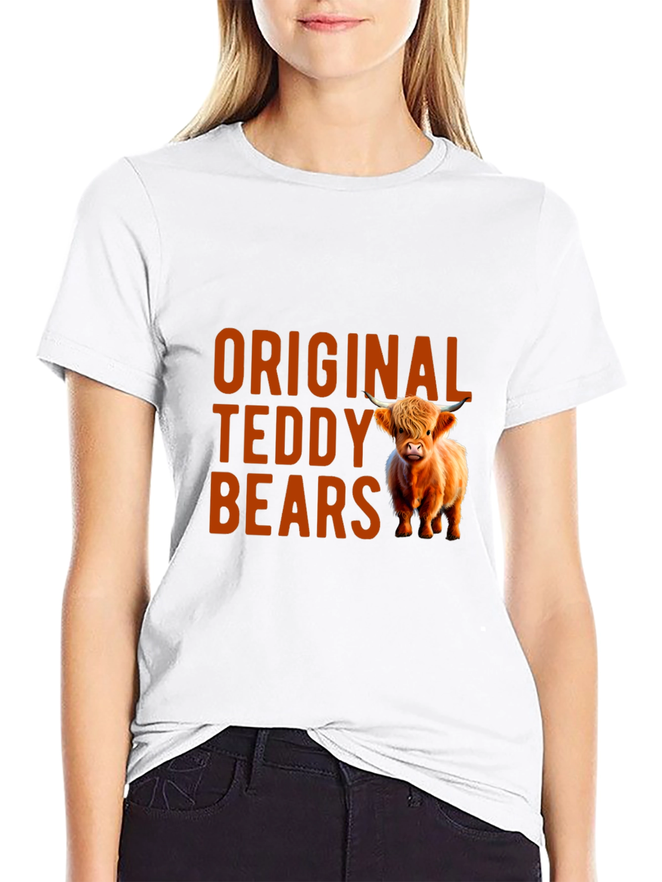 Black Original Teddy Bears Novelty Graphic T-Shirt view 9