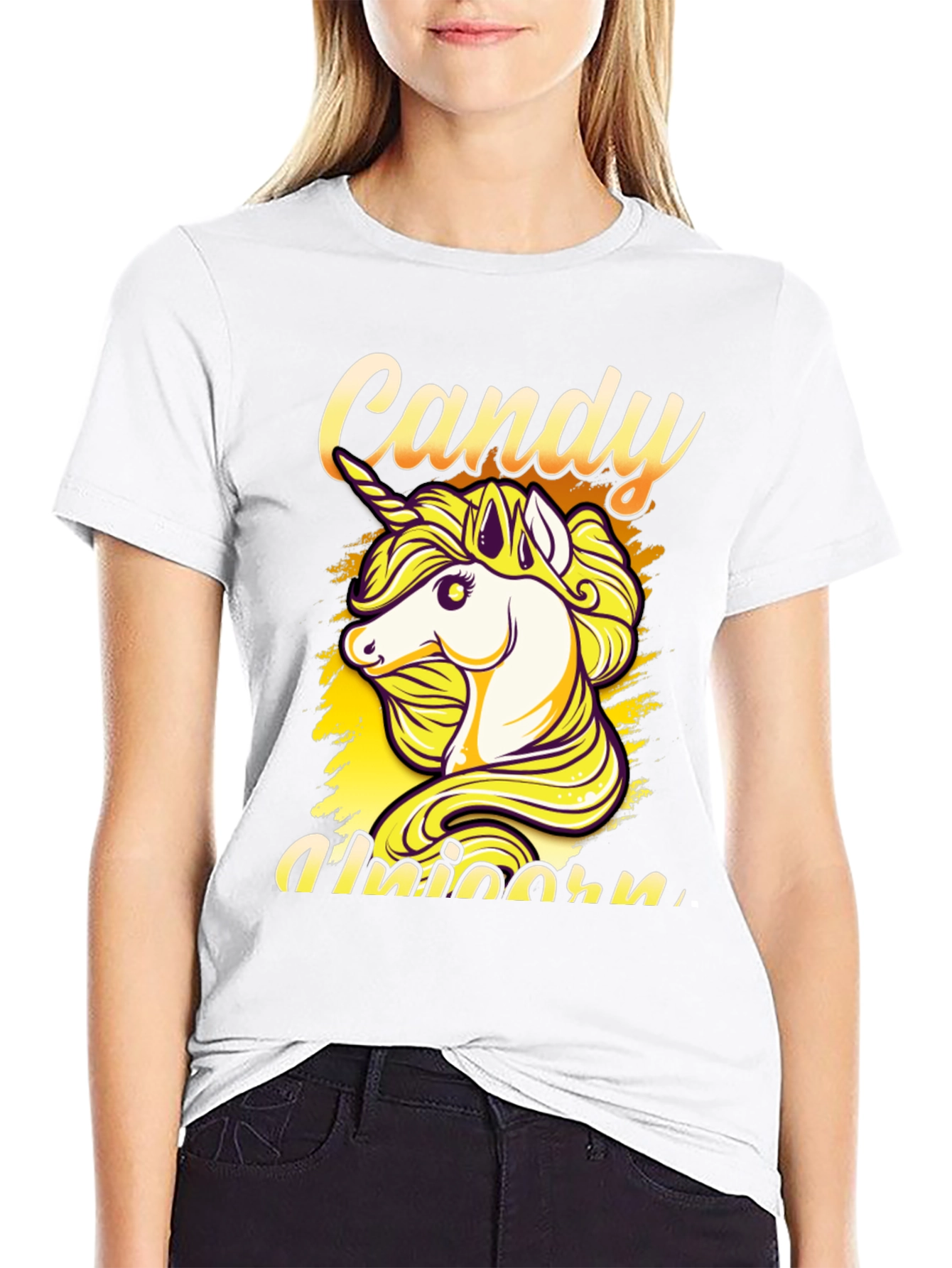 Black Candy Unicorn Black T-Shirt view 9