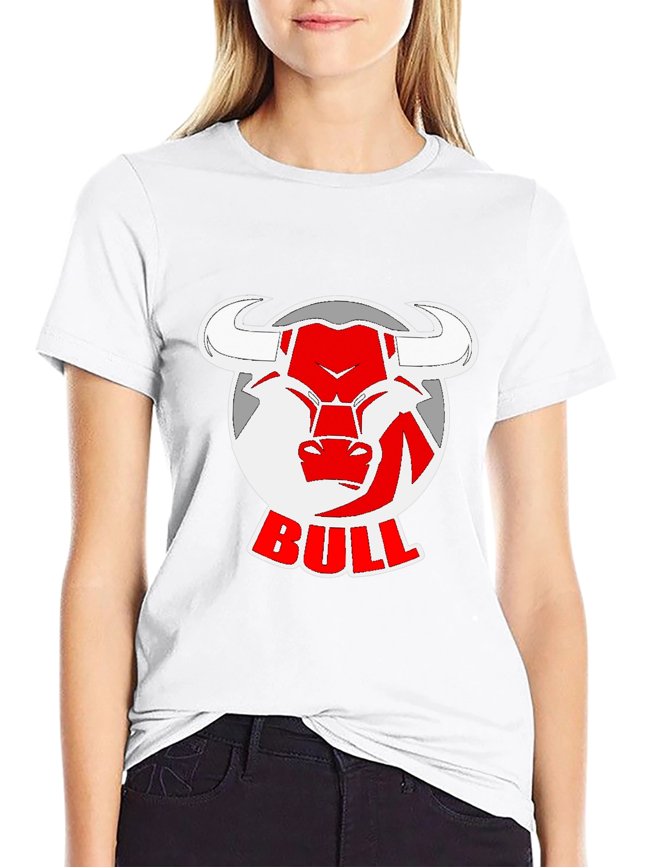 Black Bull Logo Black T-Shirt view 9