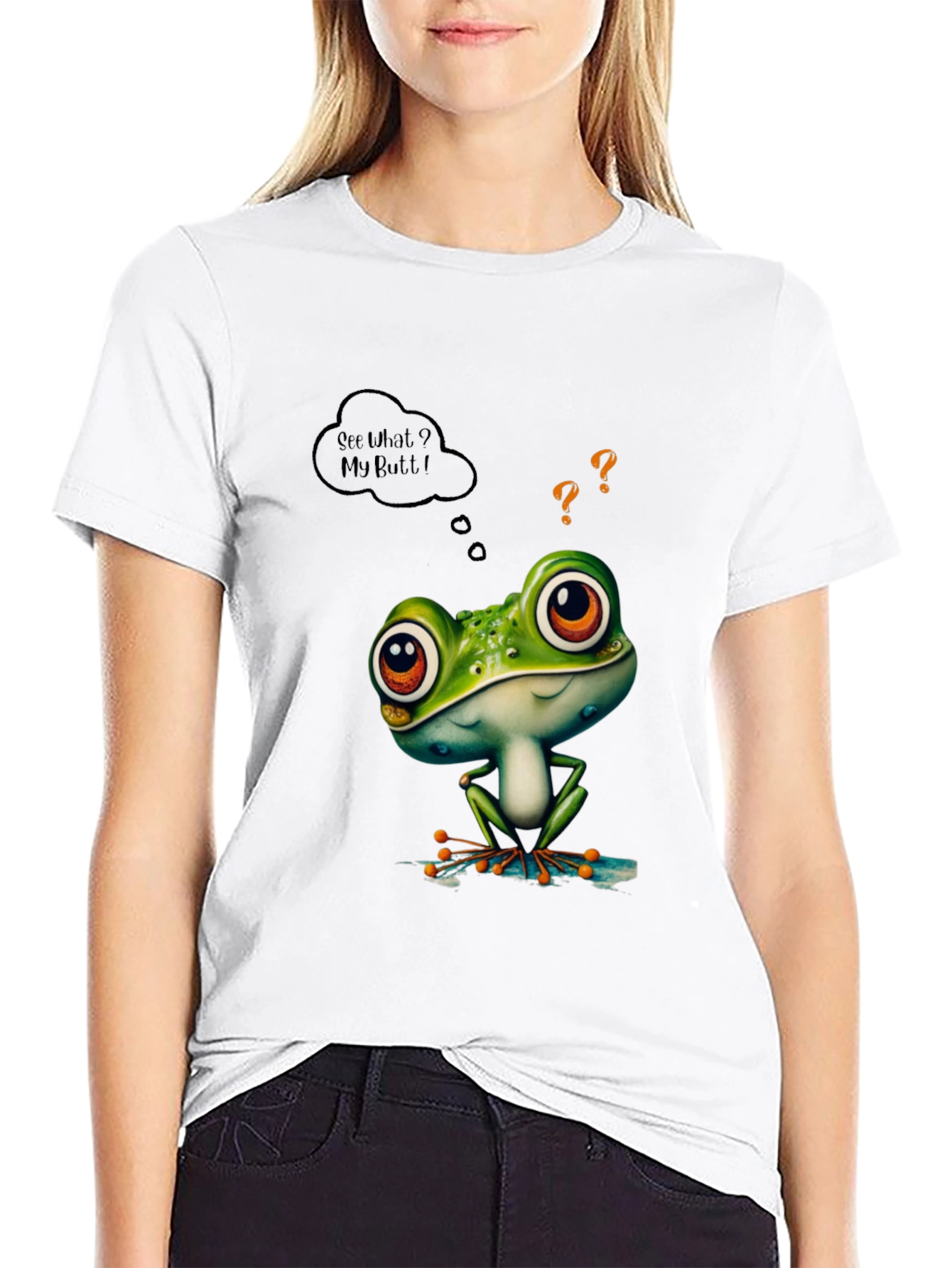 Black Frog Butt T-Shirt view 9