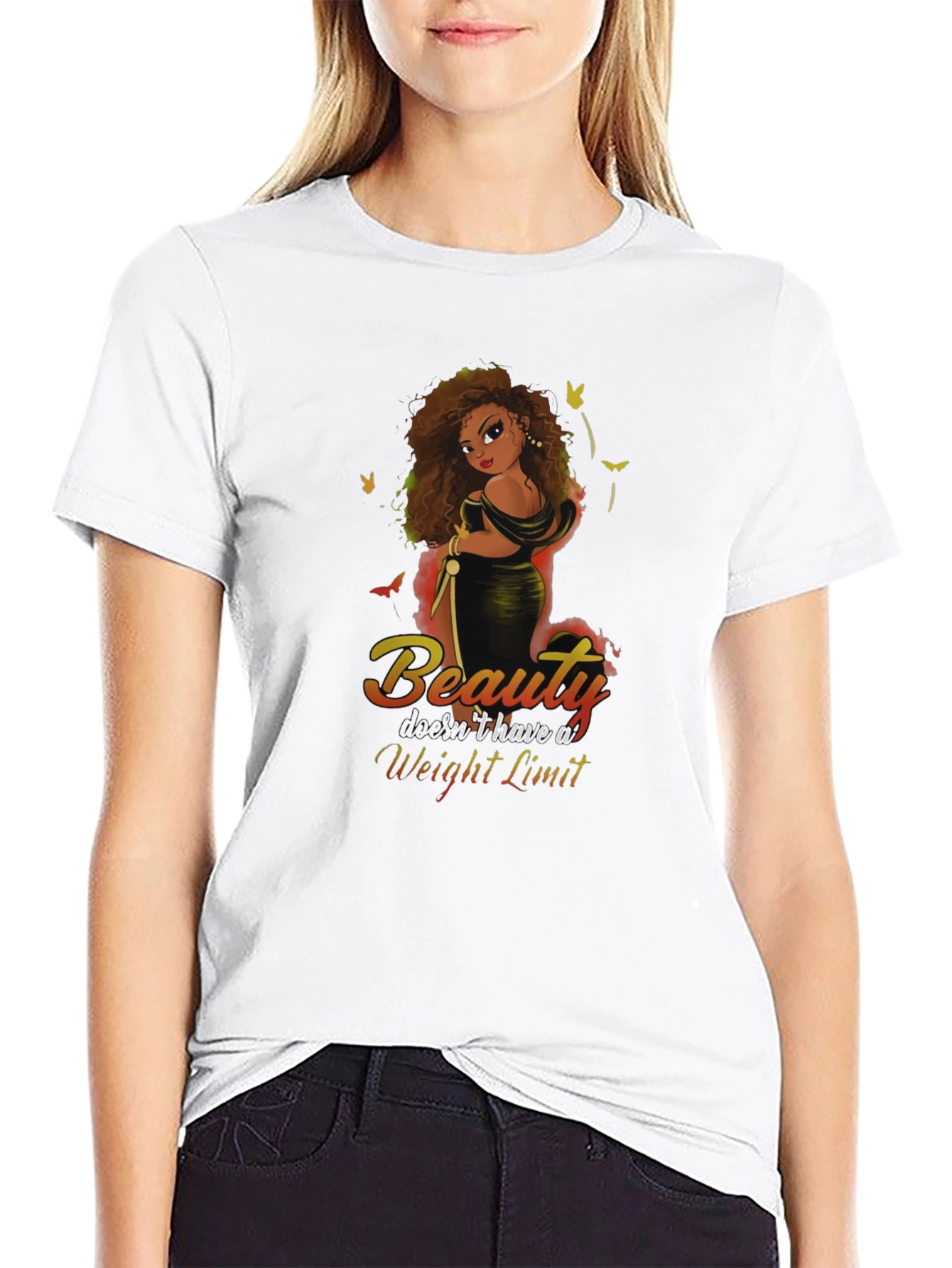 Black Beauty Has No Weight Limit T-Shirt view 9