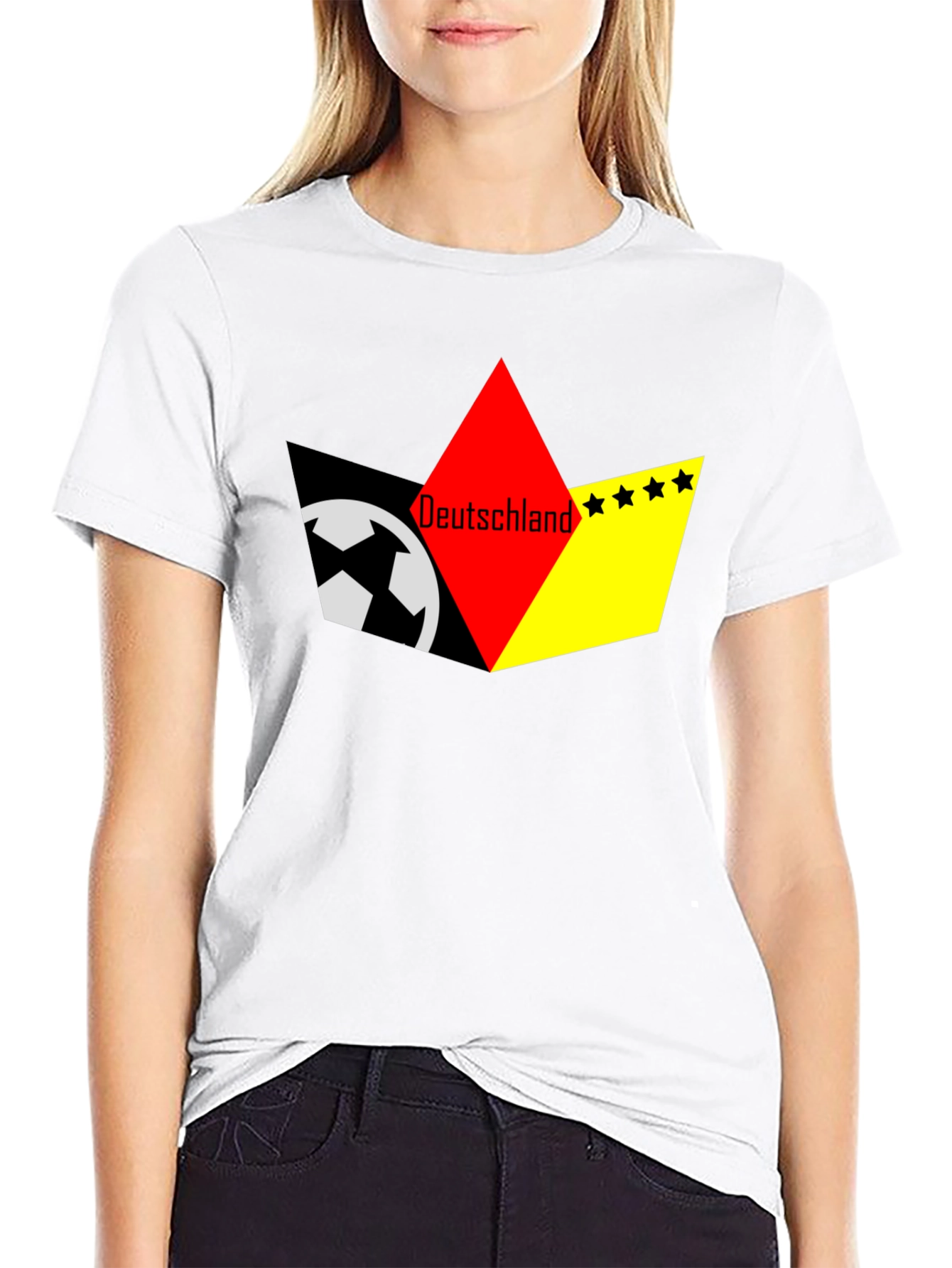 Deutschland Soccer T-Shirt - Black - 9